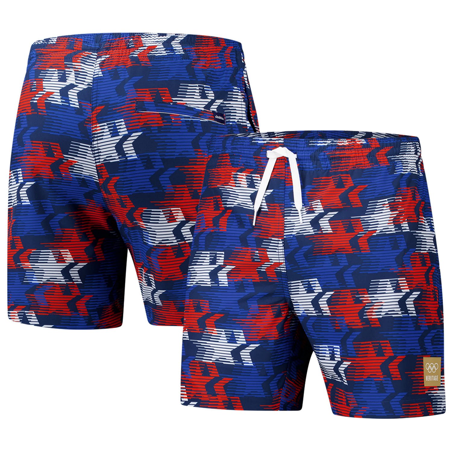 Chubbies Team USA The Star Spangles Classic Lined Swim Trunk