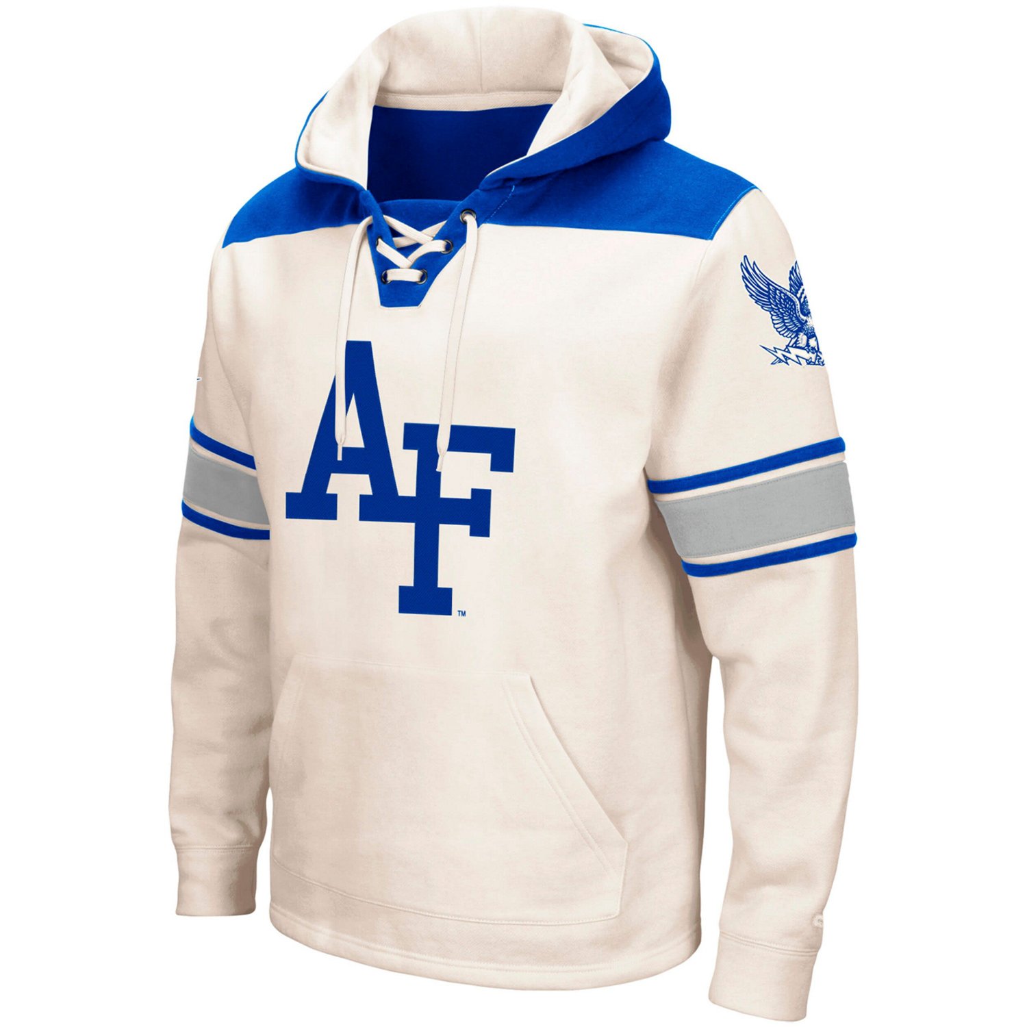 Colosseum Air Force Falcons 20 Lace-Up Pullover Hoodie - view number 2