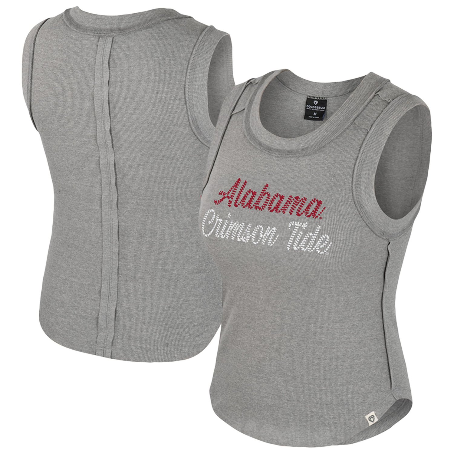 Colosseum Alabama Crimson Tide Beach You Ribbed Tank Top                                                                         - view number 1