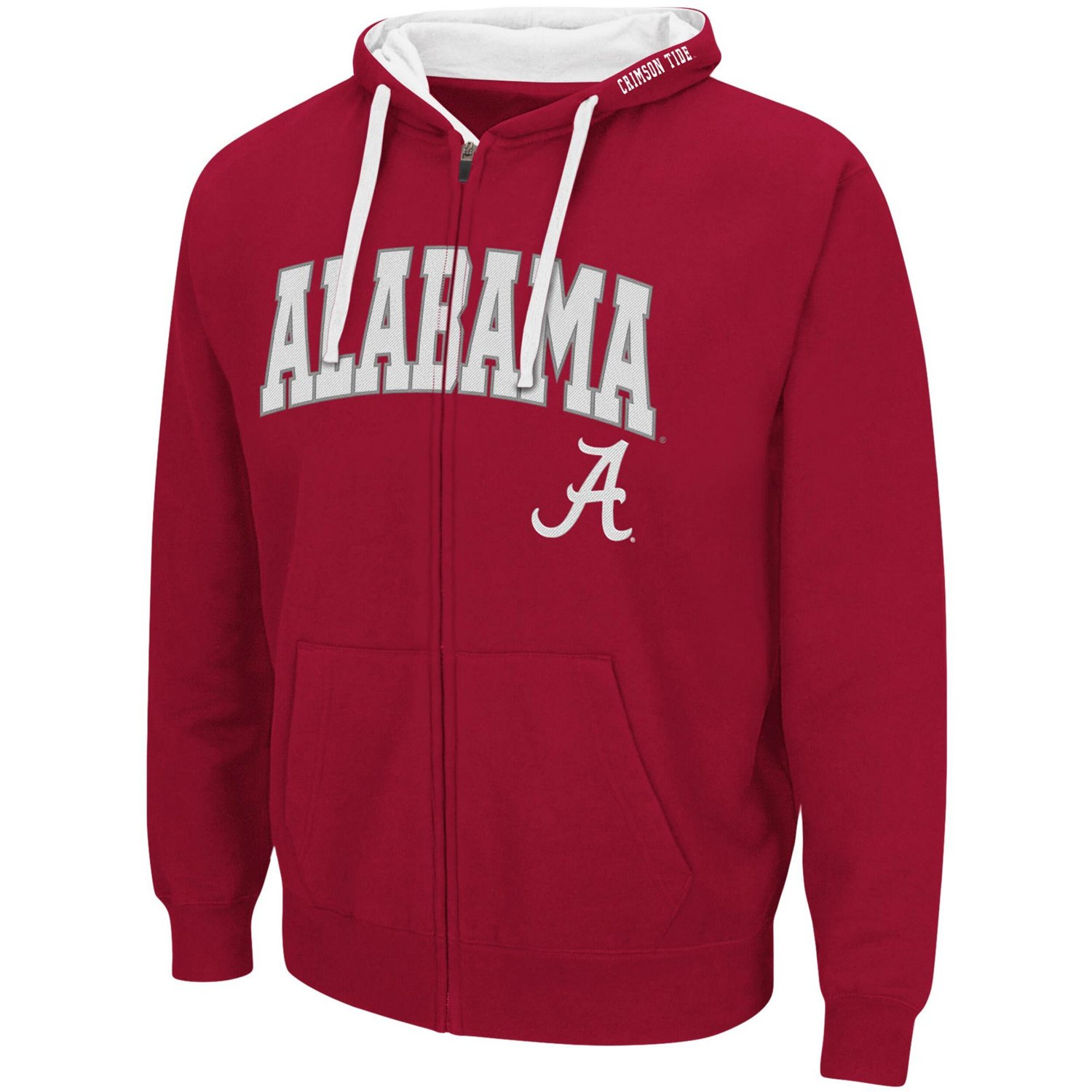 Colosseum Alabama Crimson Tide Big  Tall Full-Zip Hoodie - view number 2