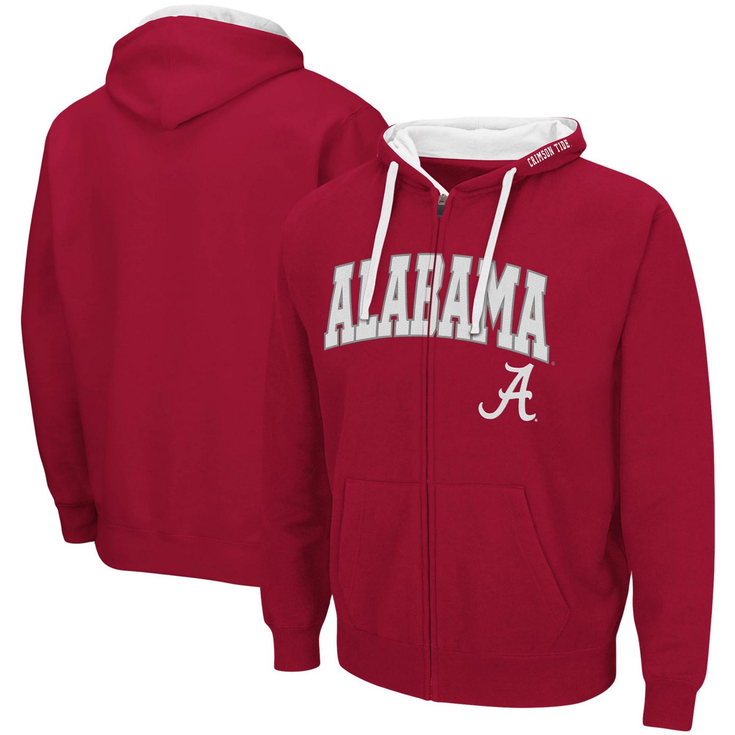 Colosseum Alabama Crimson Tide Big  Tall Full-Zip Hoodie - view number 1