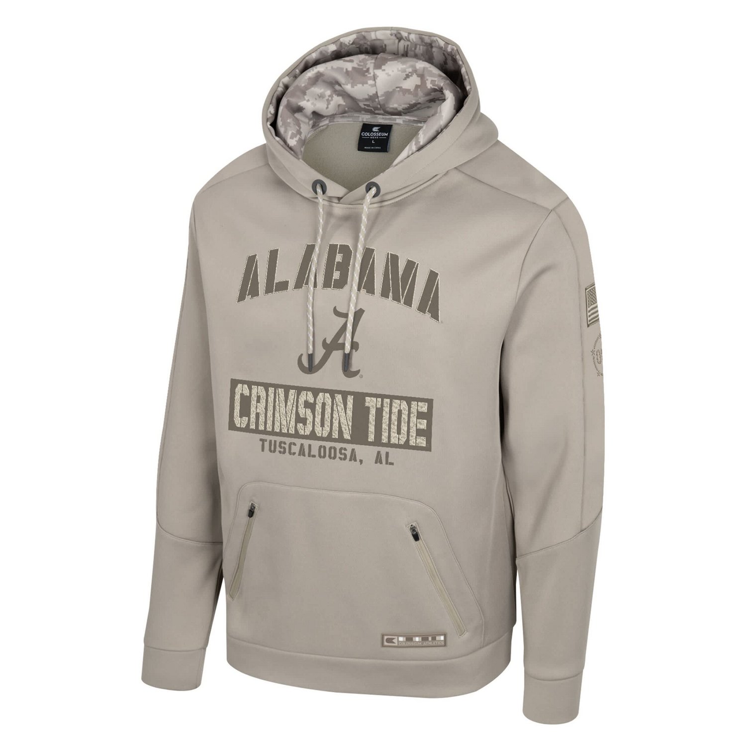 Colosseum Alabama Crimson Tide Operation Hat Trick Battalion Hoodie - view number 3