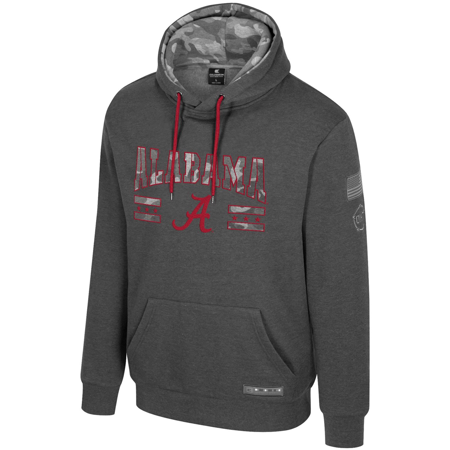 Colosseum Alabama Crimson Tide Operation Hat Trick Squad Hoodie - view number 3