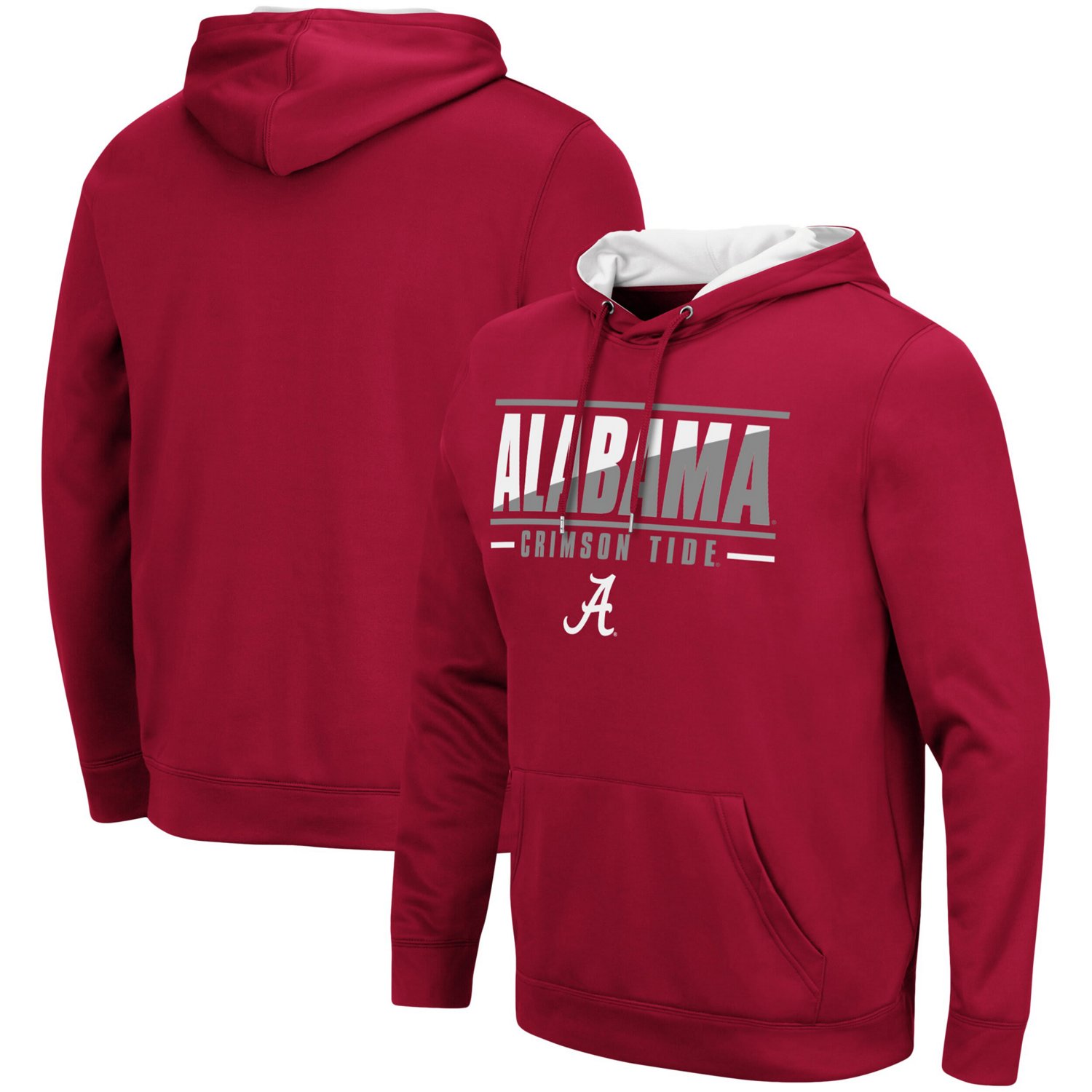 Colosseum Alabama Crimson Tide Slash Stack 20 Pullover Hoodie