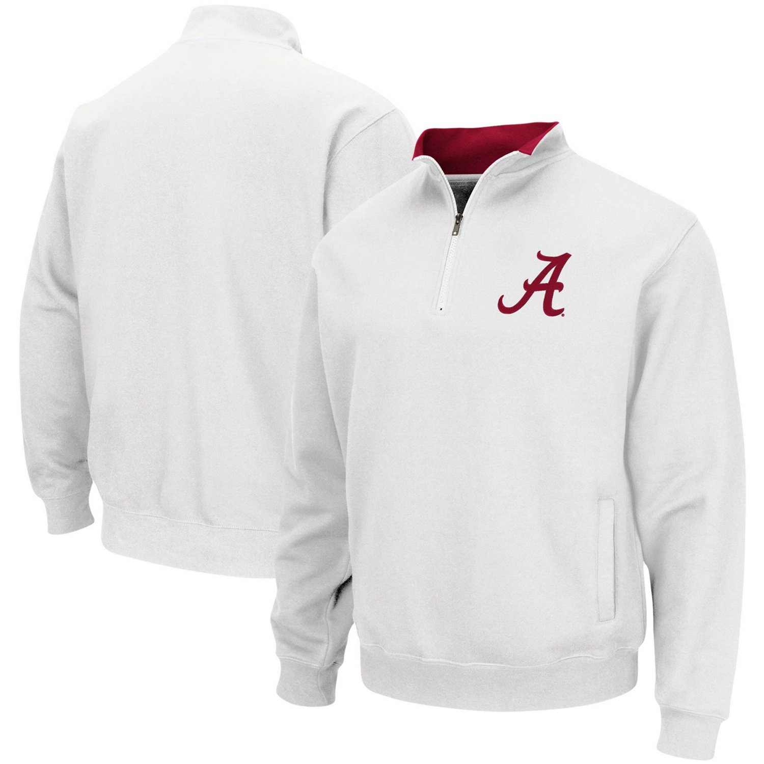 Colosseum Alabama Crimson Tide Tortugas Logo Quarter-Zip Pullover Jacket                                                         - view number 1
