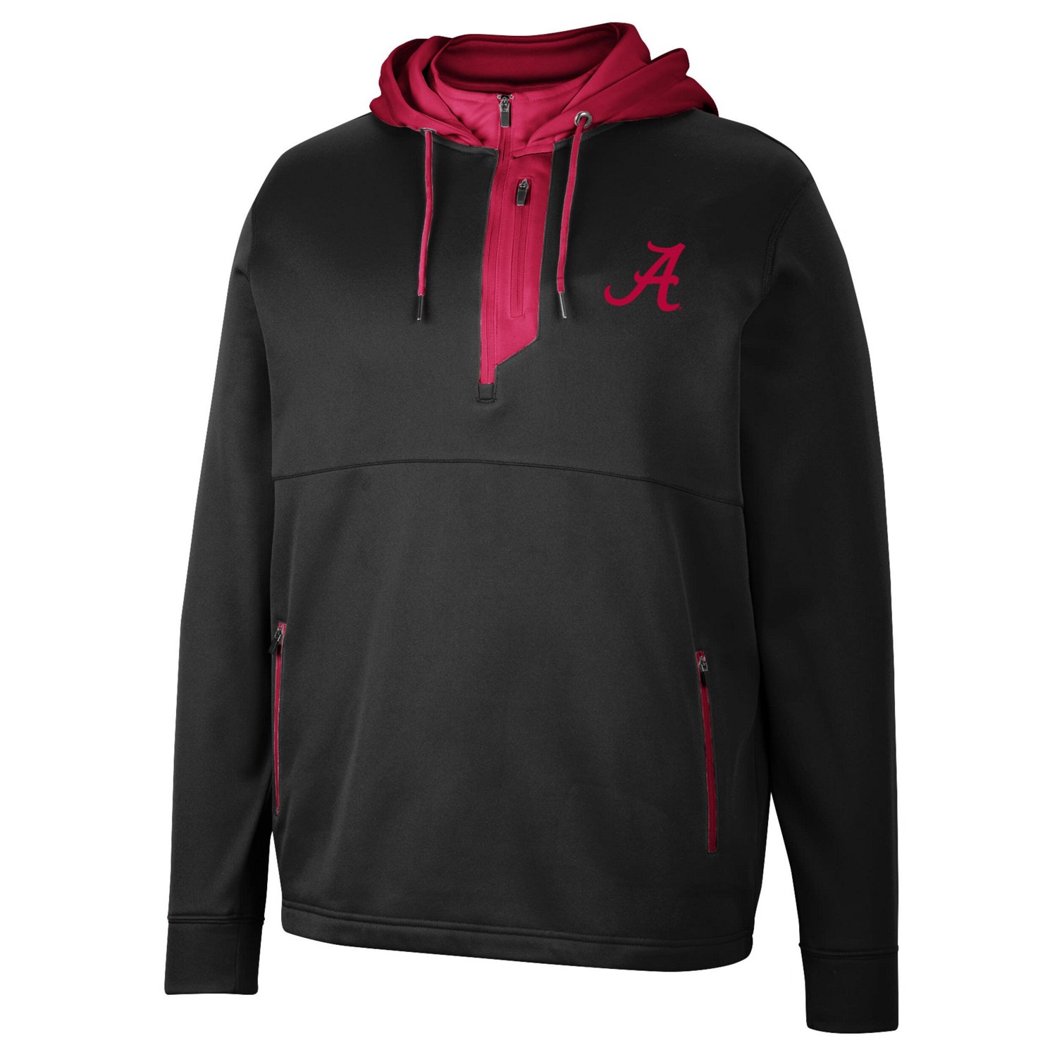 Colosseum Alabama Tide Luge 30 Quarter-Zip Hoodie                                                                                - view number 2