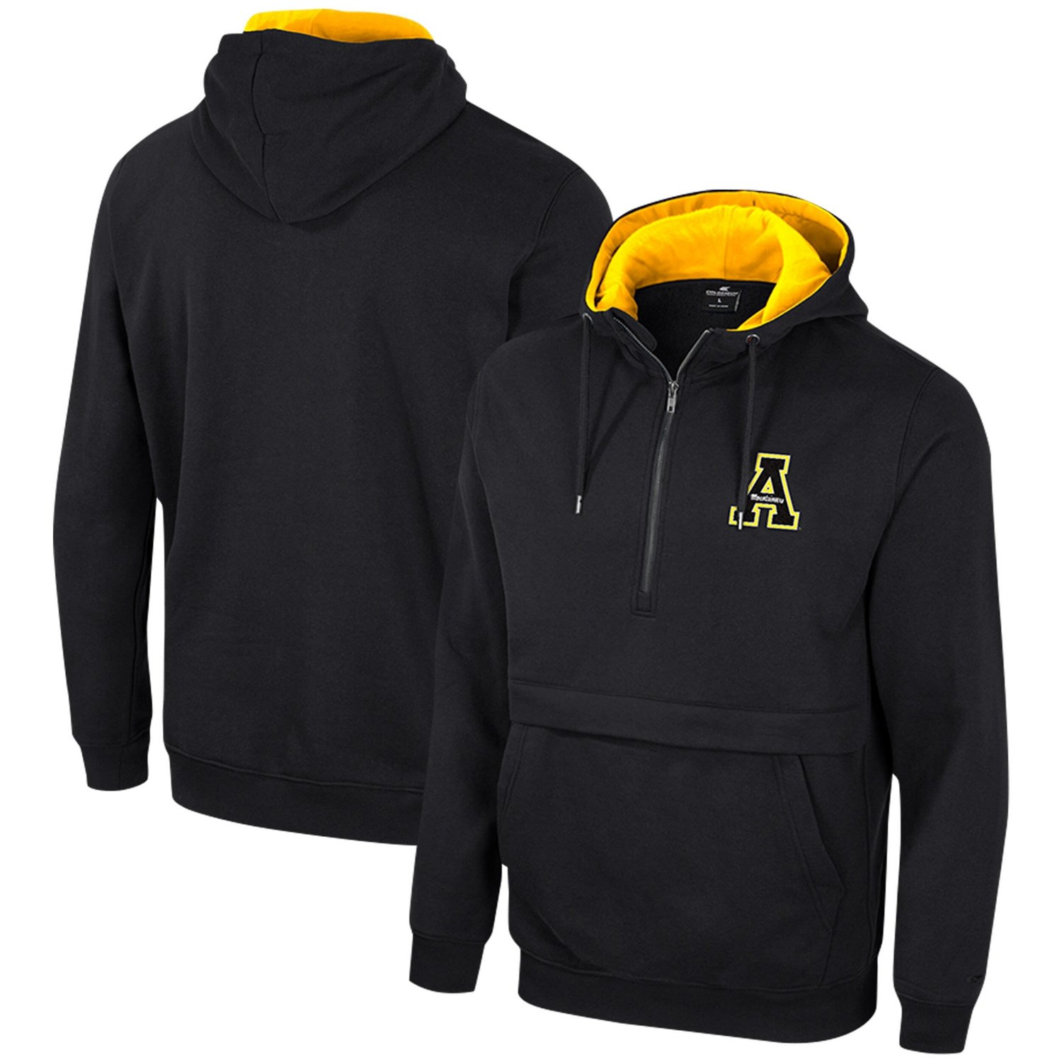 Colosseum Appalachian State Mountaineers Team Half-Zip Pullover Hoodie