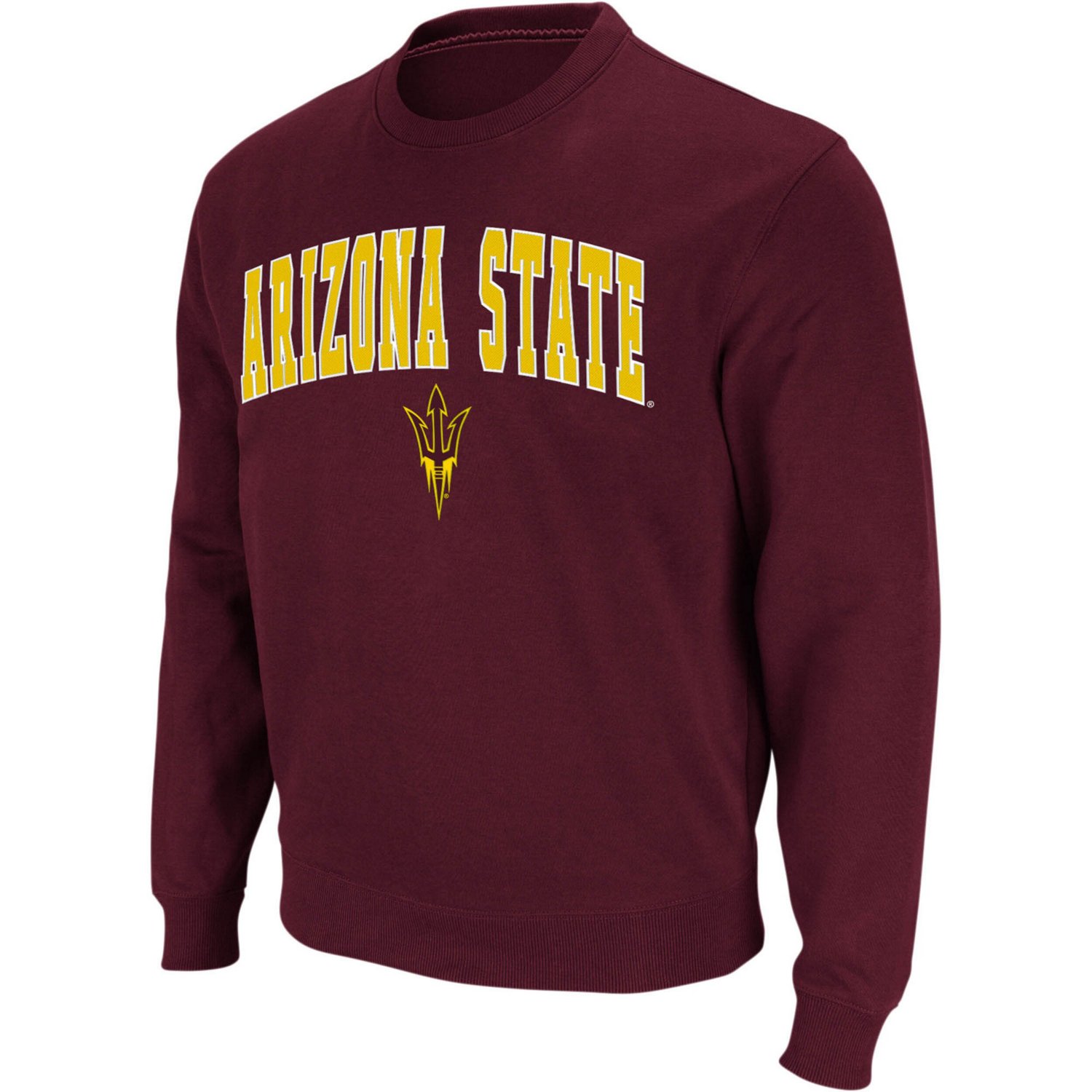 Colosseum Arizona State Sun Devils Arch  Logo Crew Neck Sweatshirt                                                               - view number 2