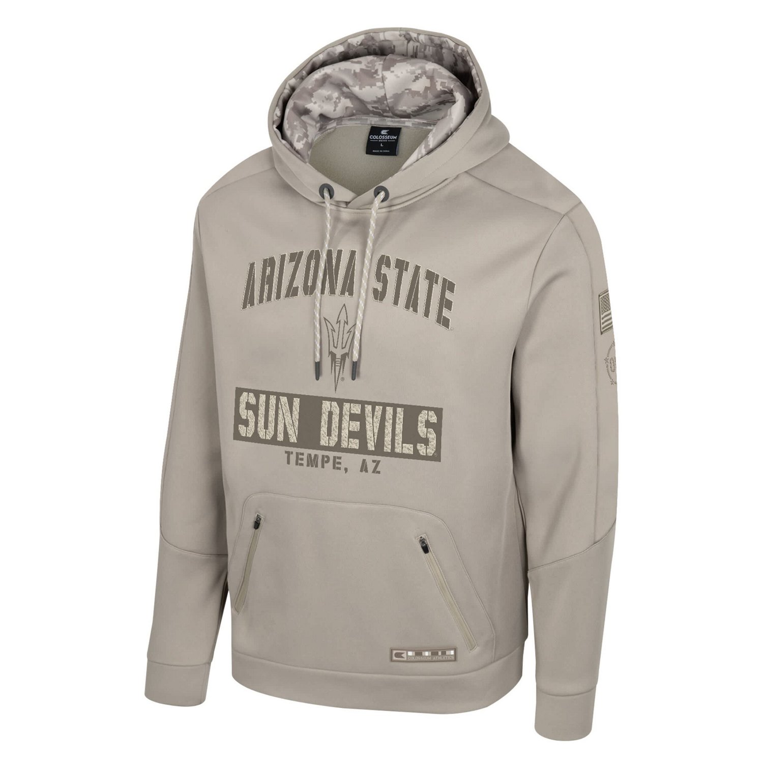 Colosseum Arizona State Sun Devils Operation Hat Trick Battalion Hoodie - view number 3