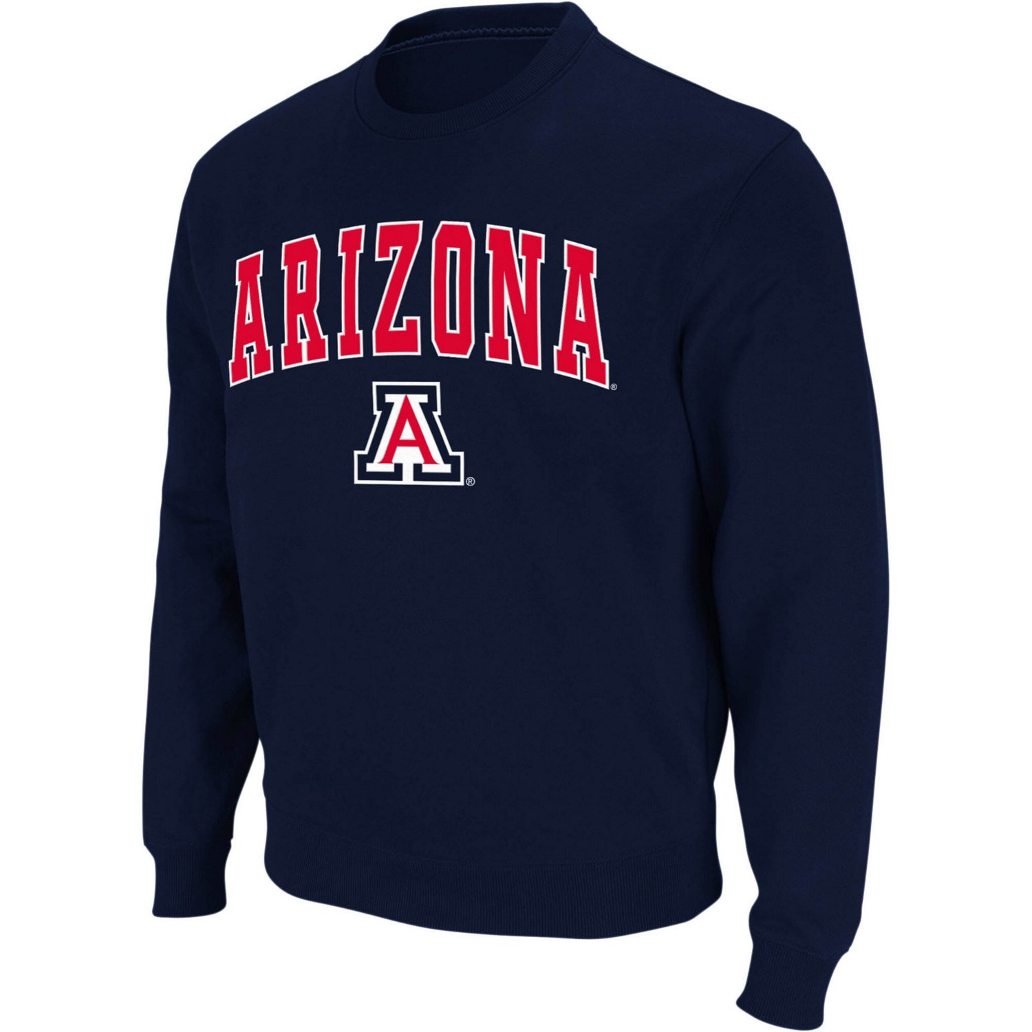 Colosseum Arizona Wildcats Arch  Logo Crew Neck Sweatshirt                                                                       - view number 2