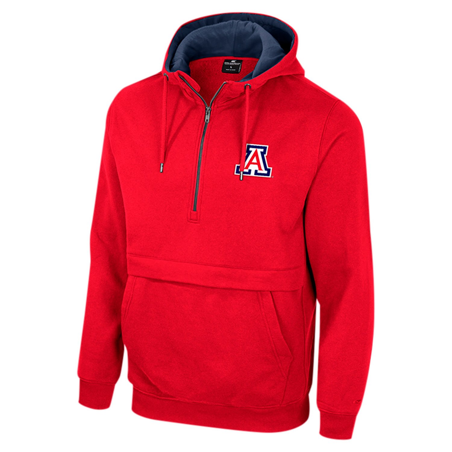 Colosseum Arizona Wildcats Half-Zip Pullover Hoodie - view number 2