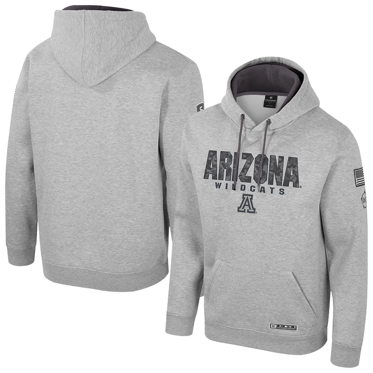 Colosseum Arizona Wildcats Oorah OHT Military Appreciation Pullover Hoodie
