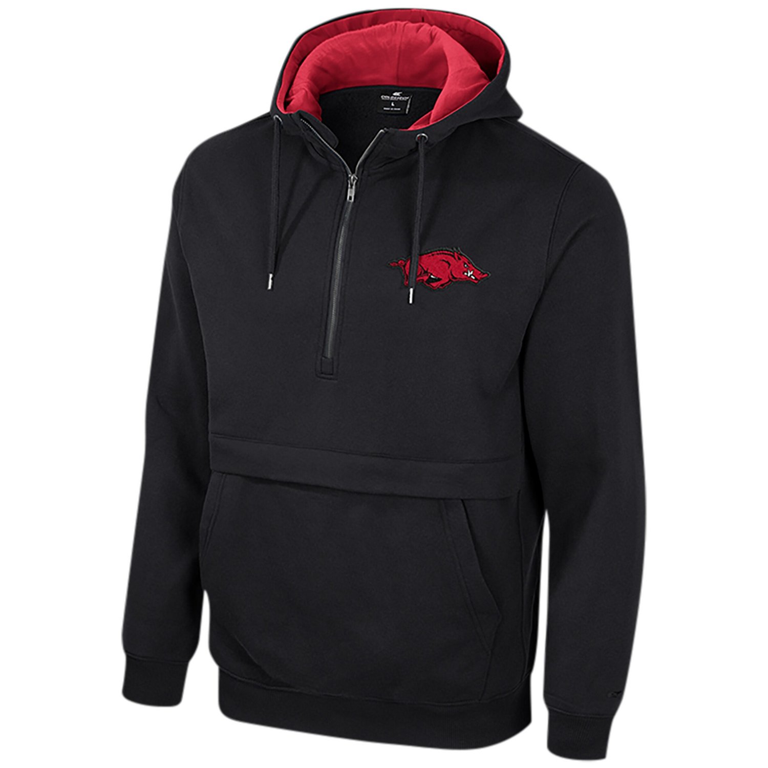 Colosseum Arkansas Razorbacks Half-Zip Hoodie - view number 2