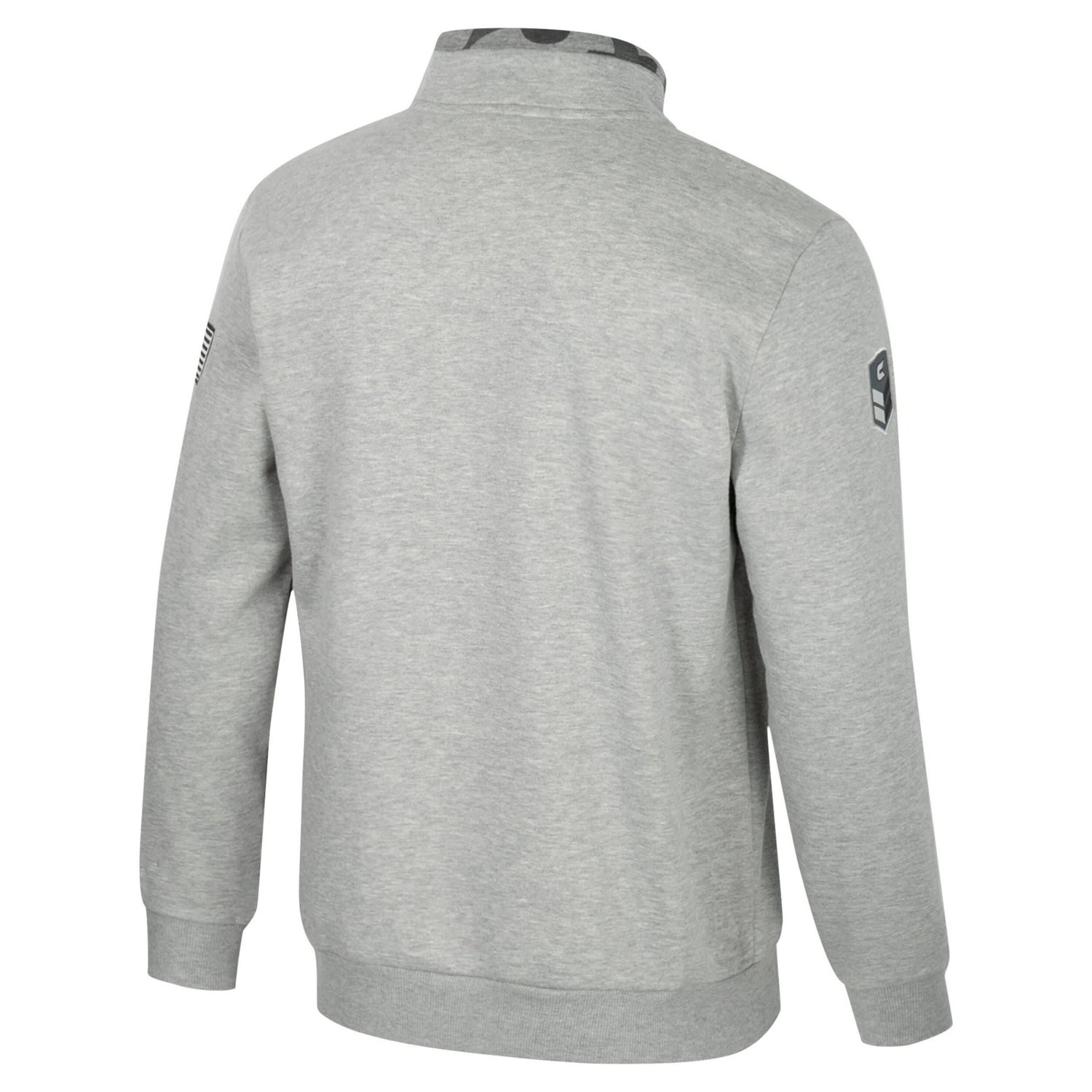 Colosseum Arkansas Razorbacks OORAH OHT Military Appreciation Fleece Quarter-Zip Jacket - view number 3