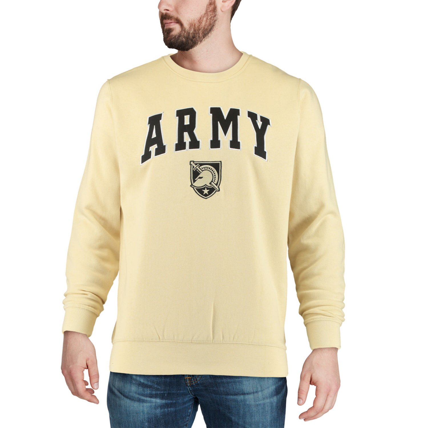 Colosseum Army Black Knights Arch  Logo Crew Neck Sweatshirt                                                                     - view number 4