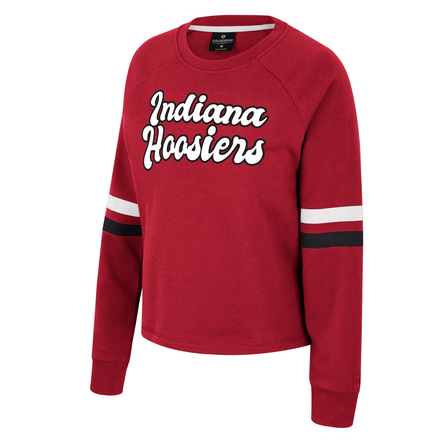 Colosseum Athletics Women's University of Indiana Talent Competition Crew Top                                                    - view number 1