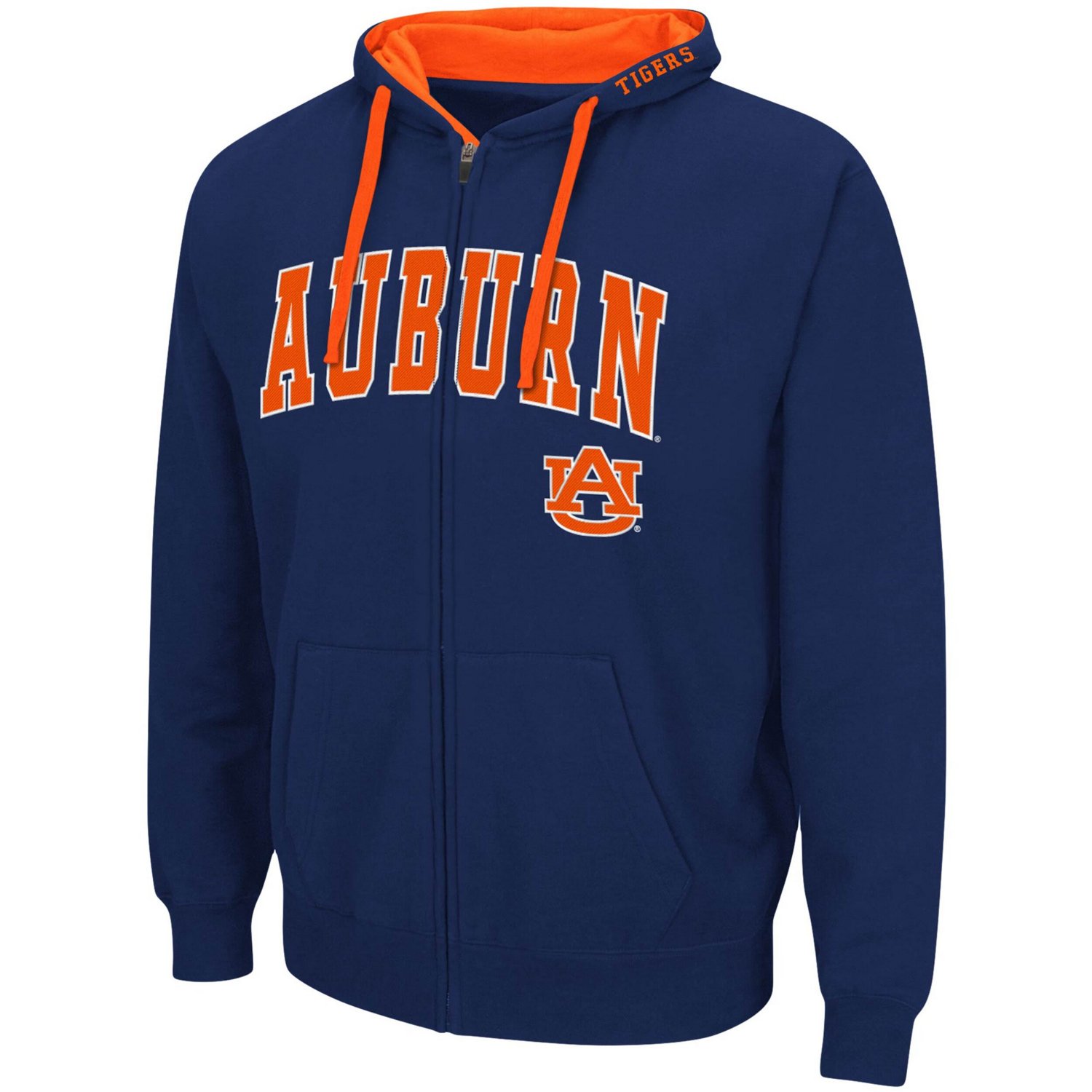 Colosseum Auburn Tigers Big  Tall Full-Zip Hoodie