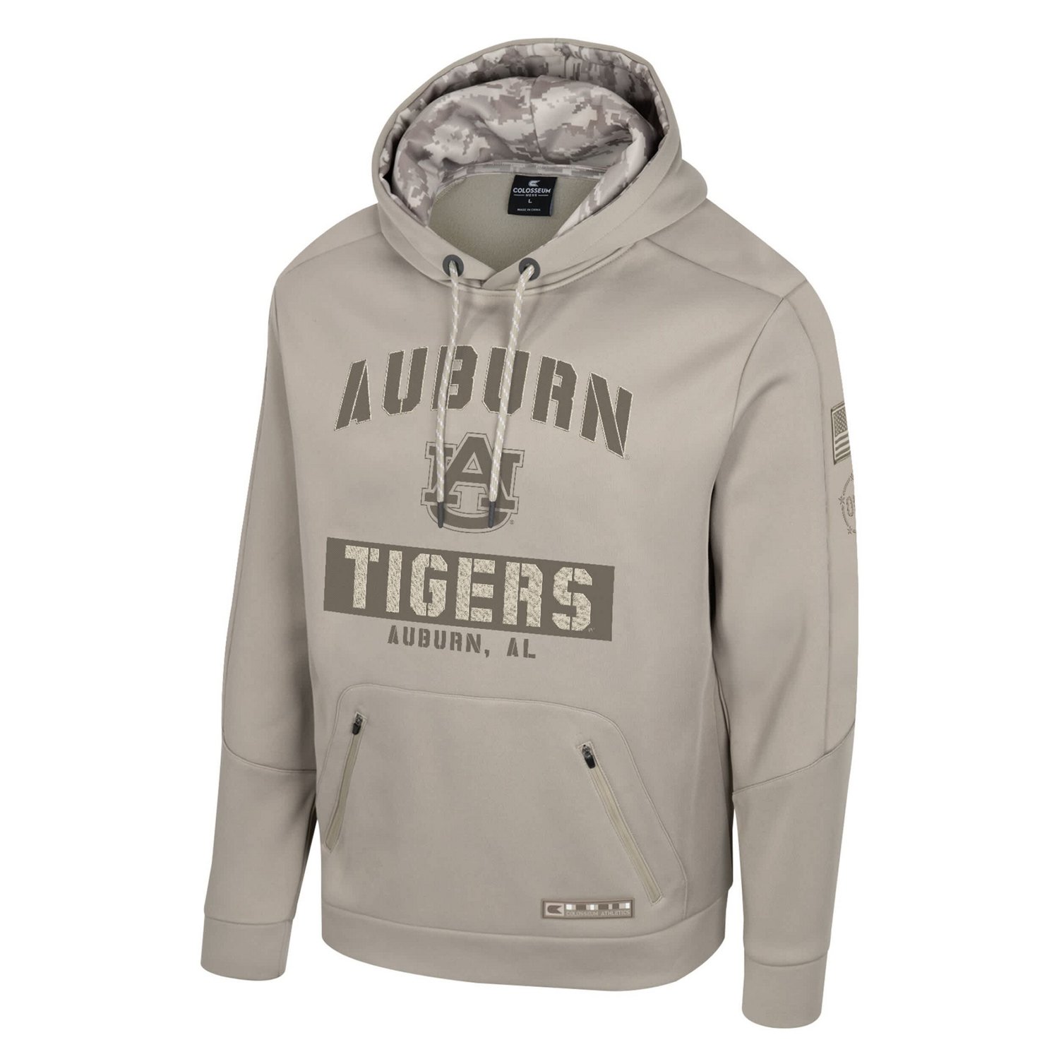 Colosseum Auburn Tigers Big  Tall Operation Hat Trick Battalion Hoodie Sweatshirt - view number 3
