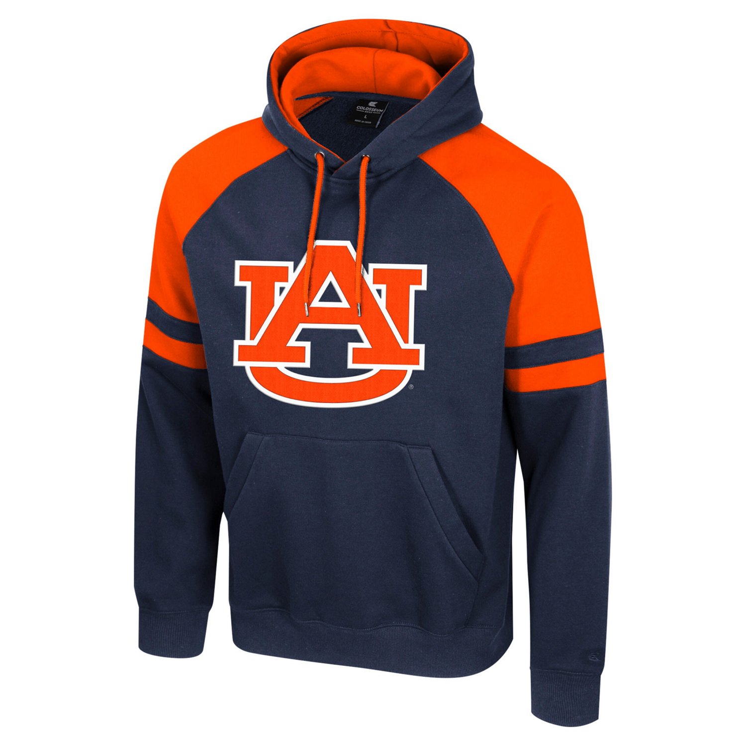Colosseum Auburn Tigers Todd Raglan Pullover Hoodie - view number 2
