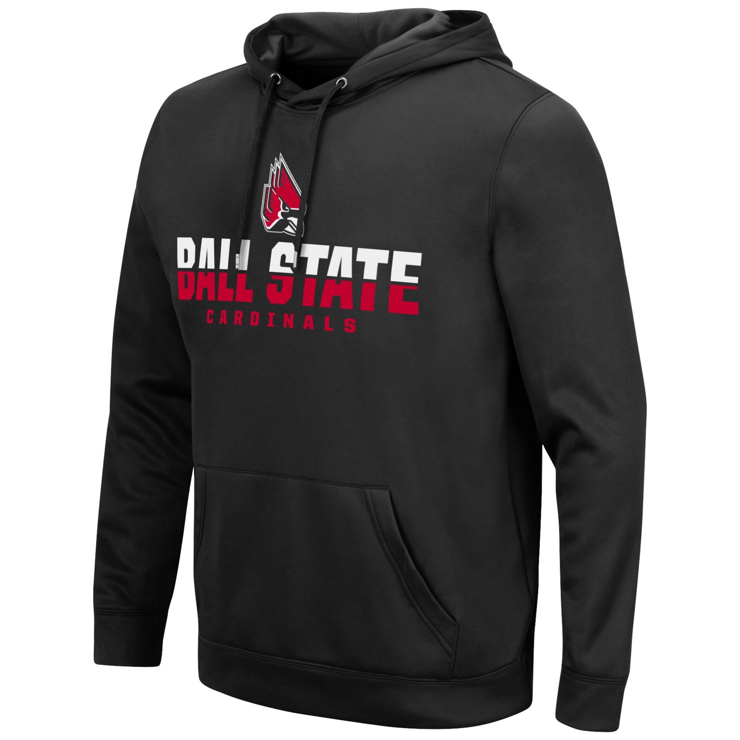 Colosseum Ball State Cardinals Lantern Pullover Hoodie - view number 2