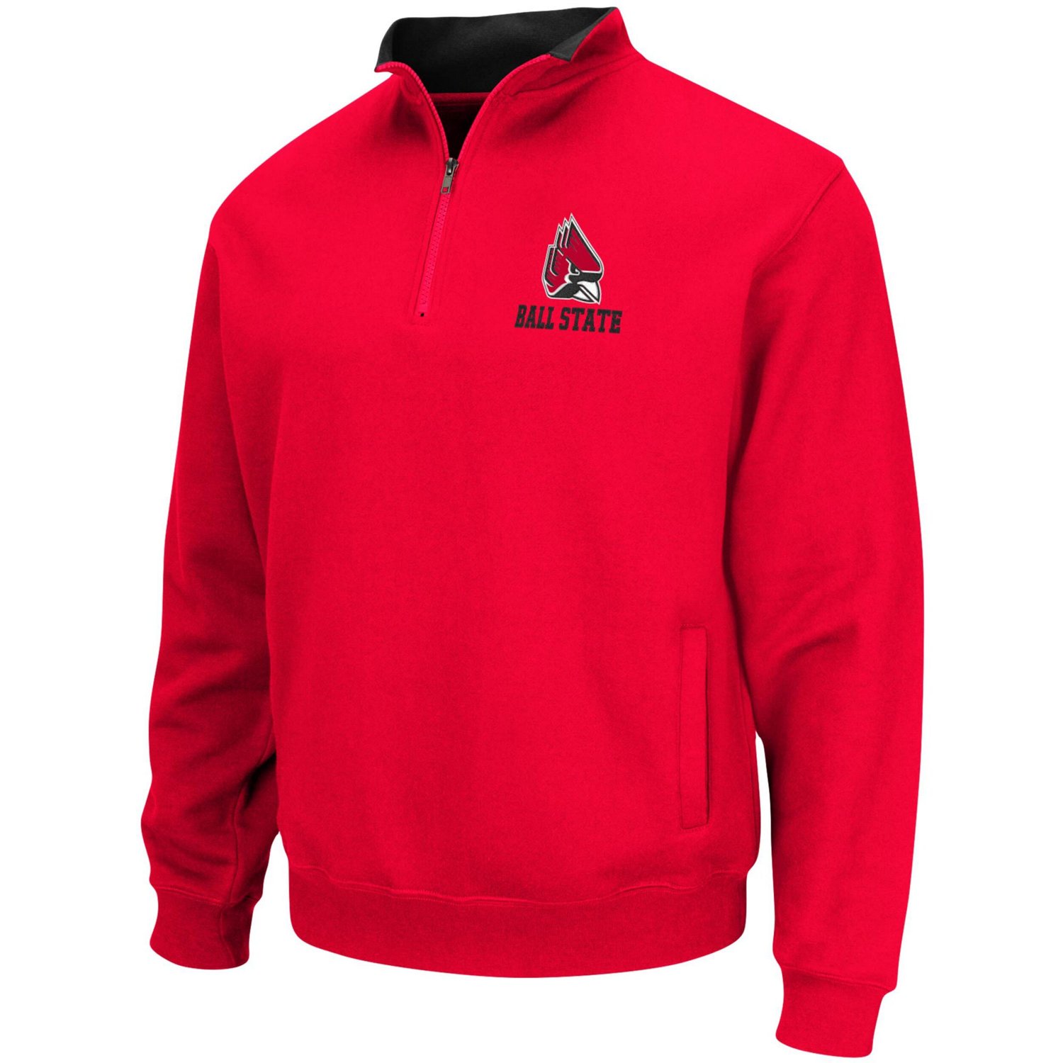 Colosseum Ball State Cardinals Tortugas Logo Quarter-Zip Jacket                                                                  - view number 2