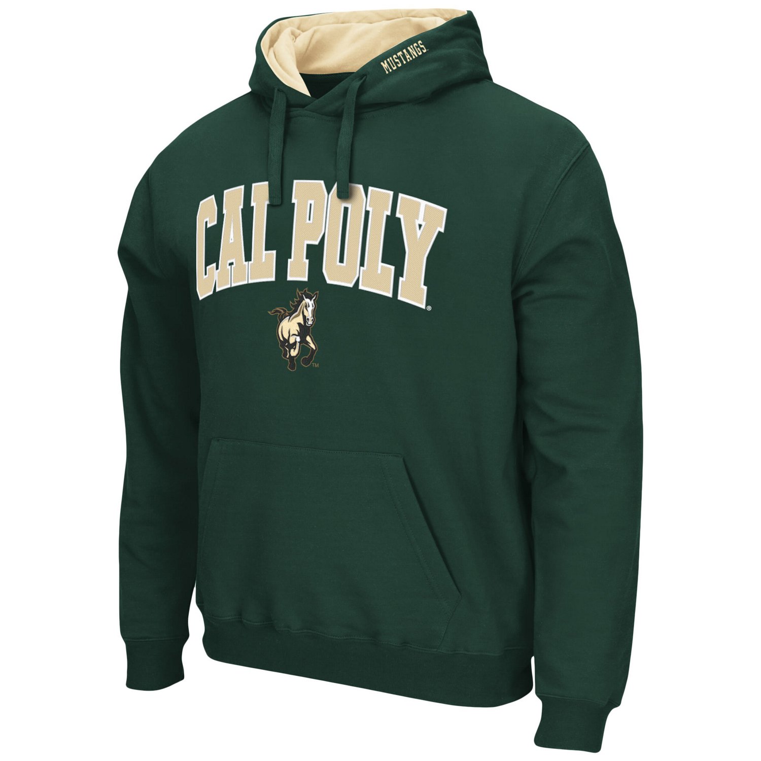Colosseum Cal Poly Mustangs Arch and Logo Pullover Hoodie - view number 2