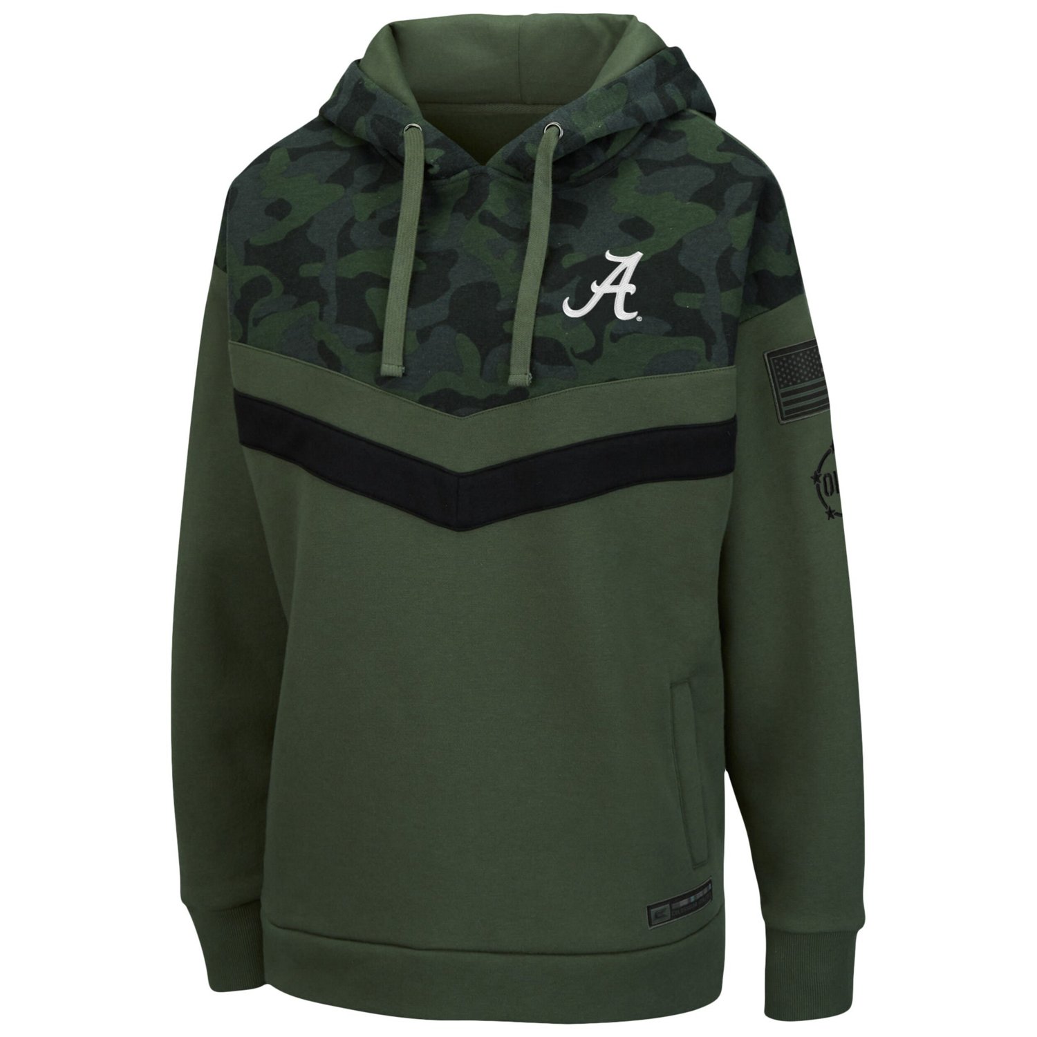 Colosseum /Camo Alabama Crimson Tide OHT Military Appreciation Extraction Chevron Pullover Hoodie