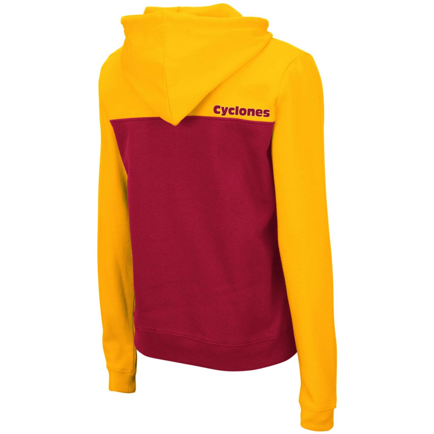 Colosseum /Cardinal Iowa State Cyclones Aidan Lightweight Half-Zip Hoodie - view number 3