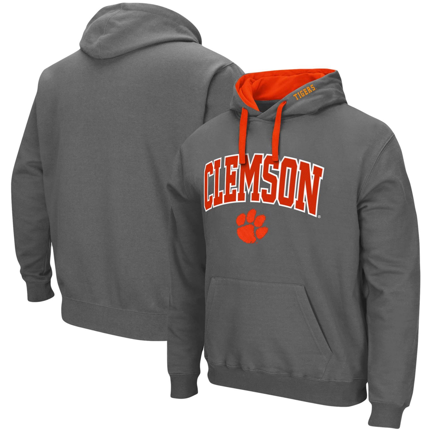 Colosseum Clemson Tigers Big  Tall Arch  Logo 20 Pullover Hoodie