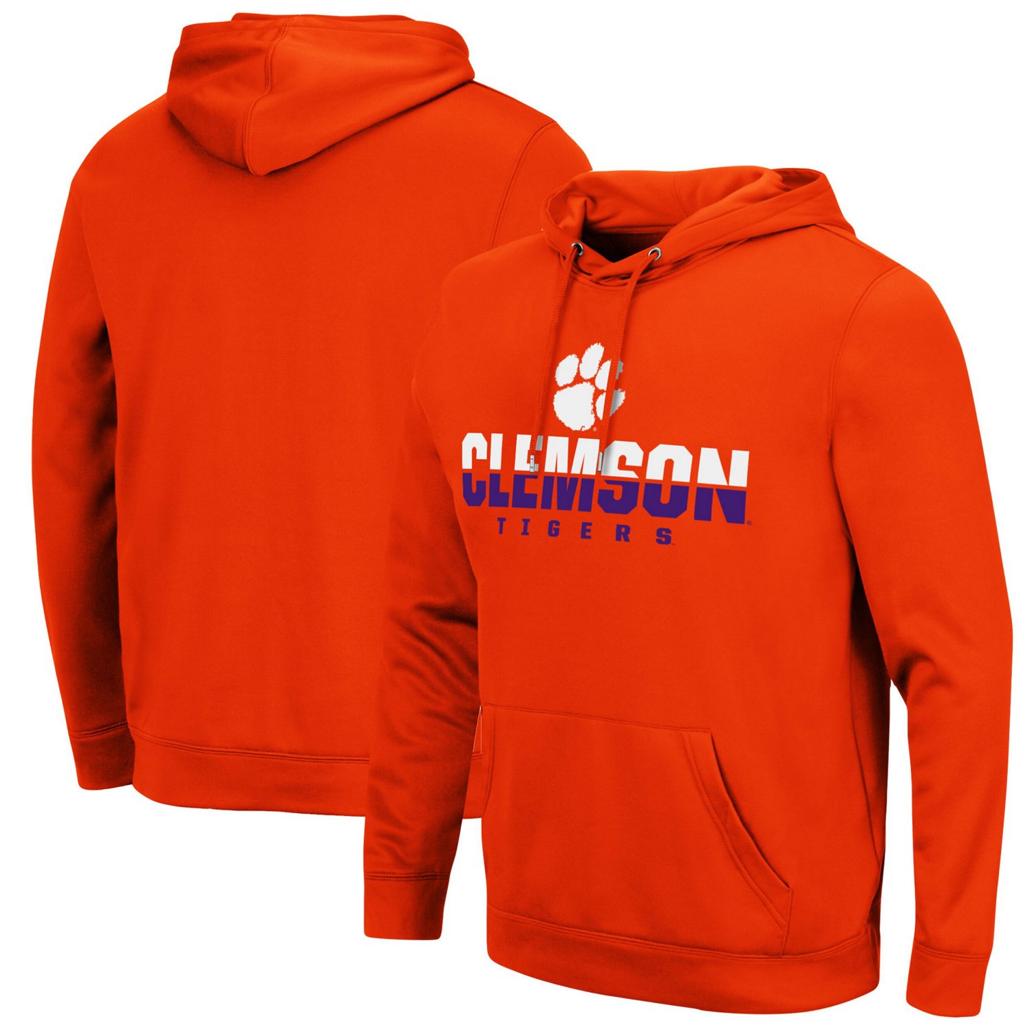 Colosseum Clemson Tigers Lantern Pullover Hoodie                                                                                 - view number 1