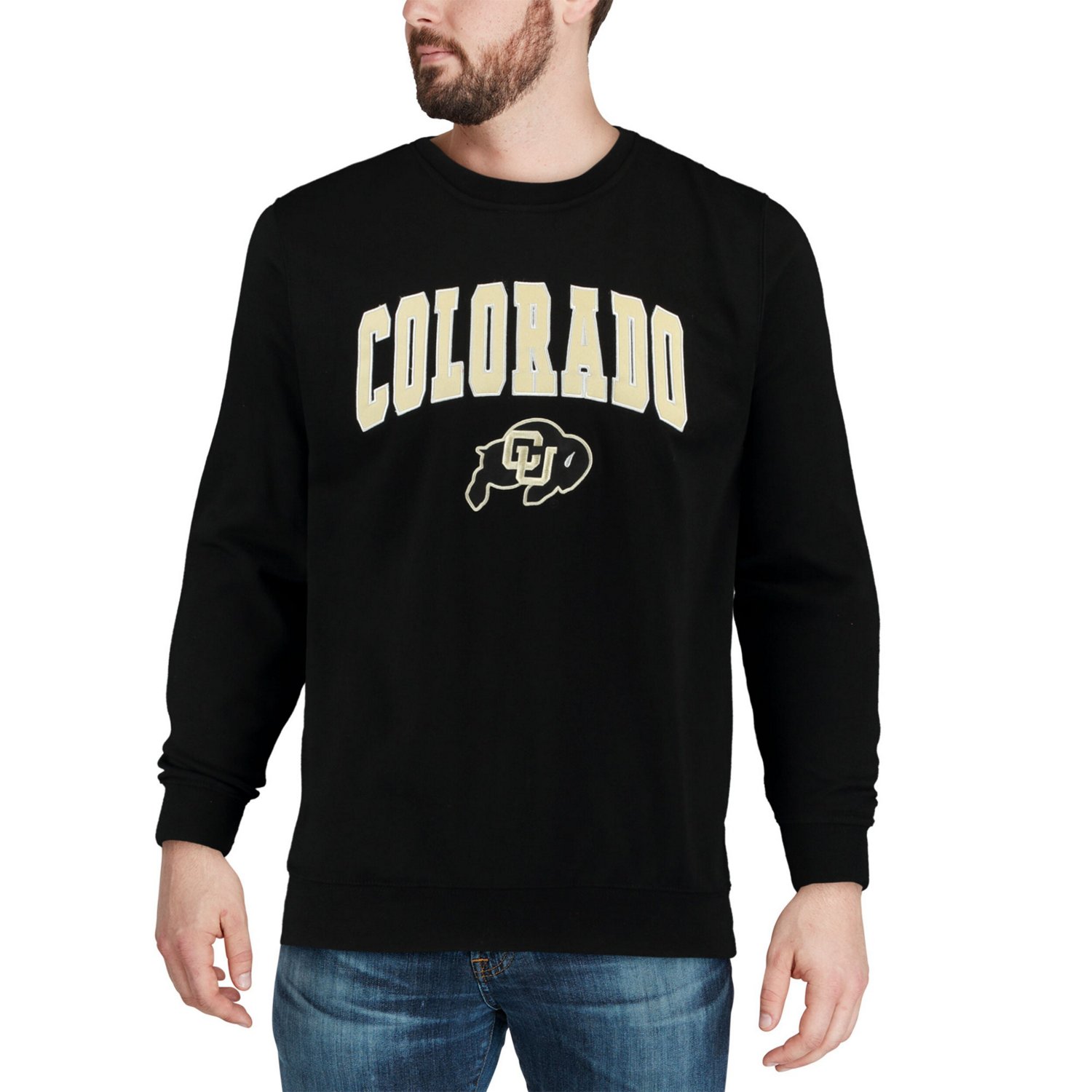 Colosseum Colorado Buffaloes Arch  Logo Crew Neck Sweatshirt - view number 4