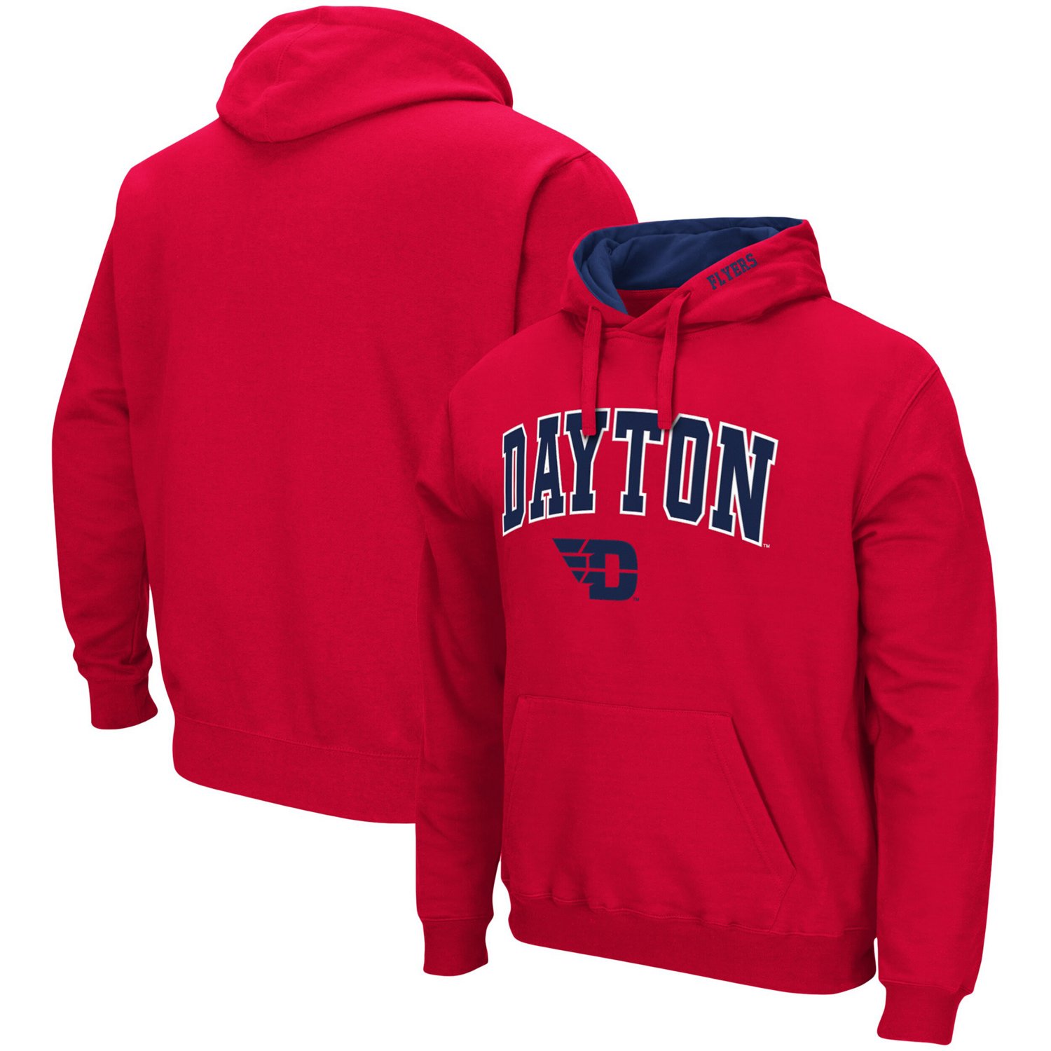 Colosseum Dayton Flyers Arch and Logo Pullover Hoodie                                                                            - view number 1