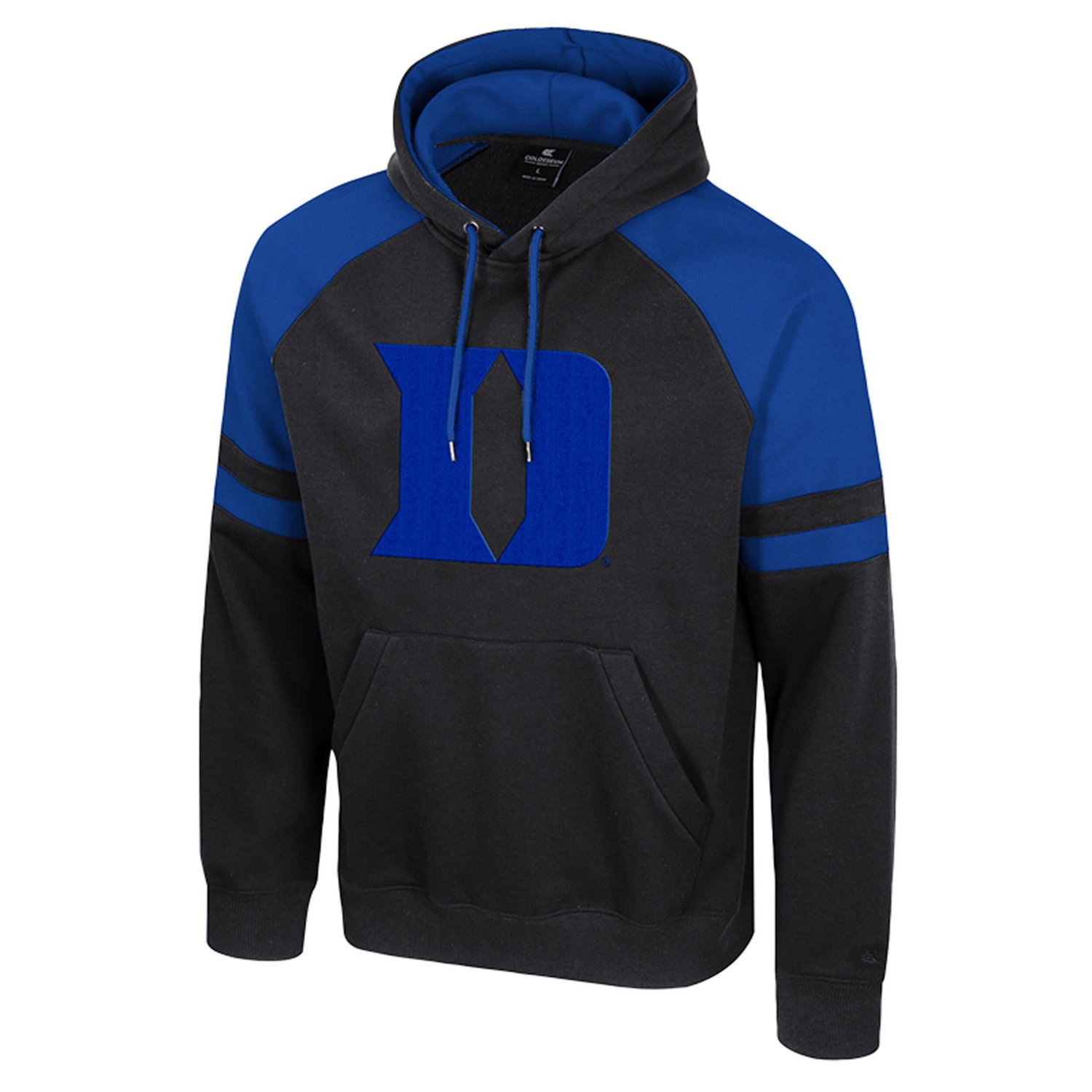 Colosseum Duke Blue Devils Todd Raglan Pullover Hoodie - view number 2