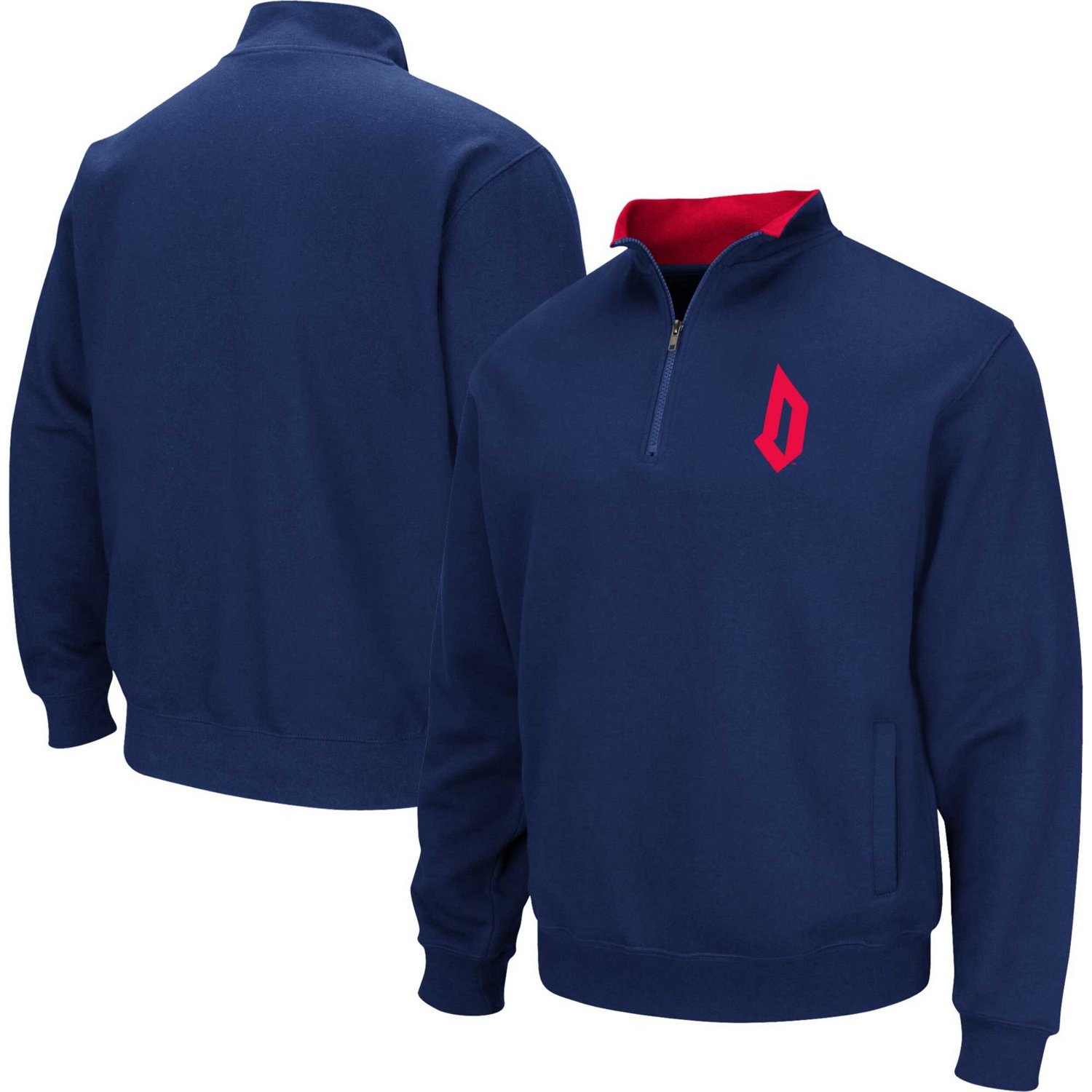 Colosseum Duquesne Dukes Tortugas Quarter-Zip Sweatshirt