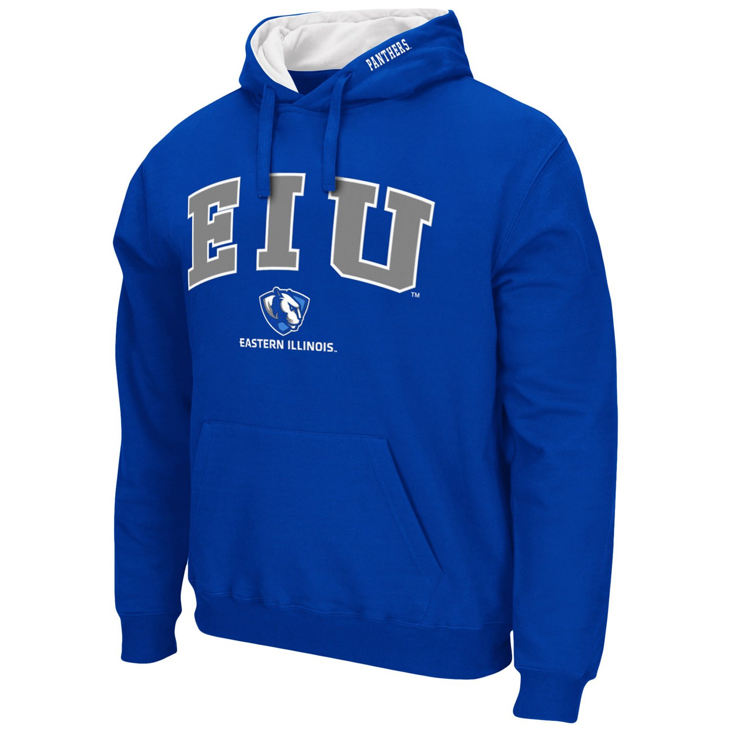 Colosseum Eastern Illinois Panthers Arch and Logo Pullover Hoodie - view number 2