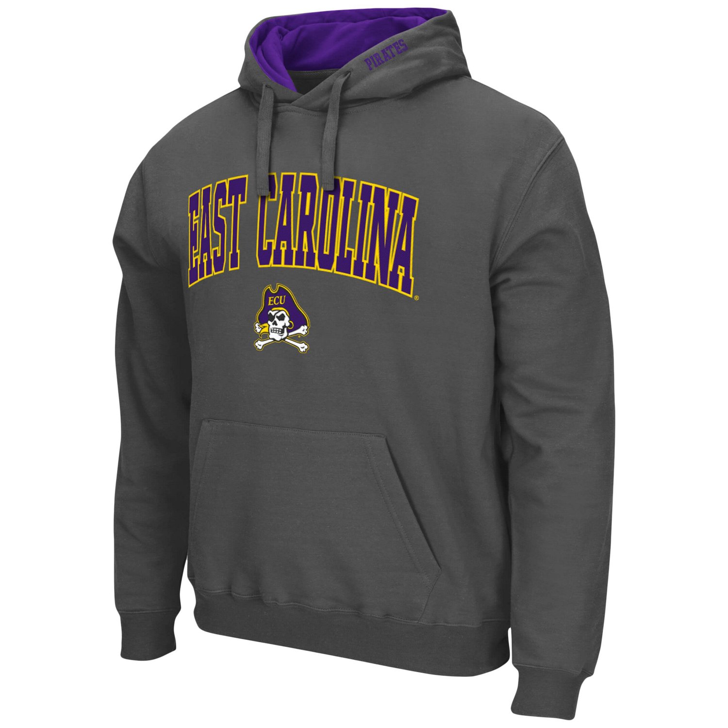 Colosseum ECU Pirates Arch and Logo Pullover Hoodie