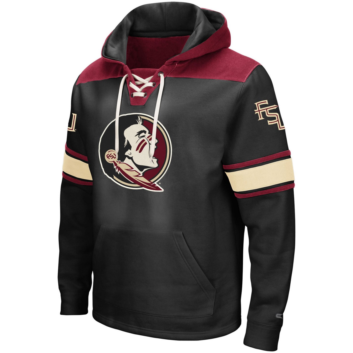 Colosseum Florida State Seminoles 20 Lace-Up Pullover Hoodie - view number 2