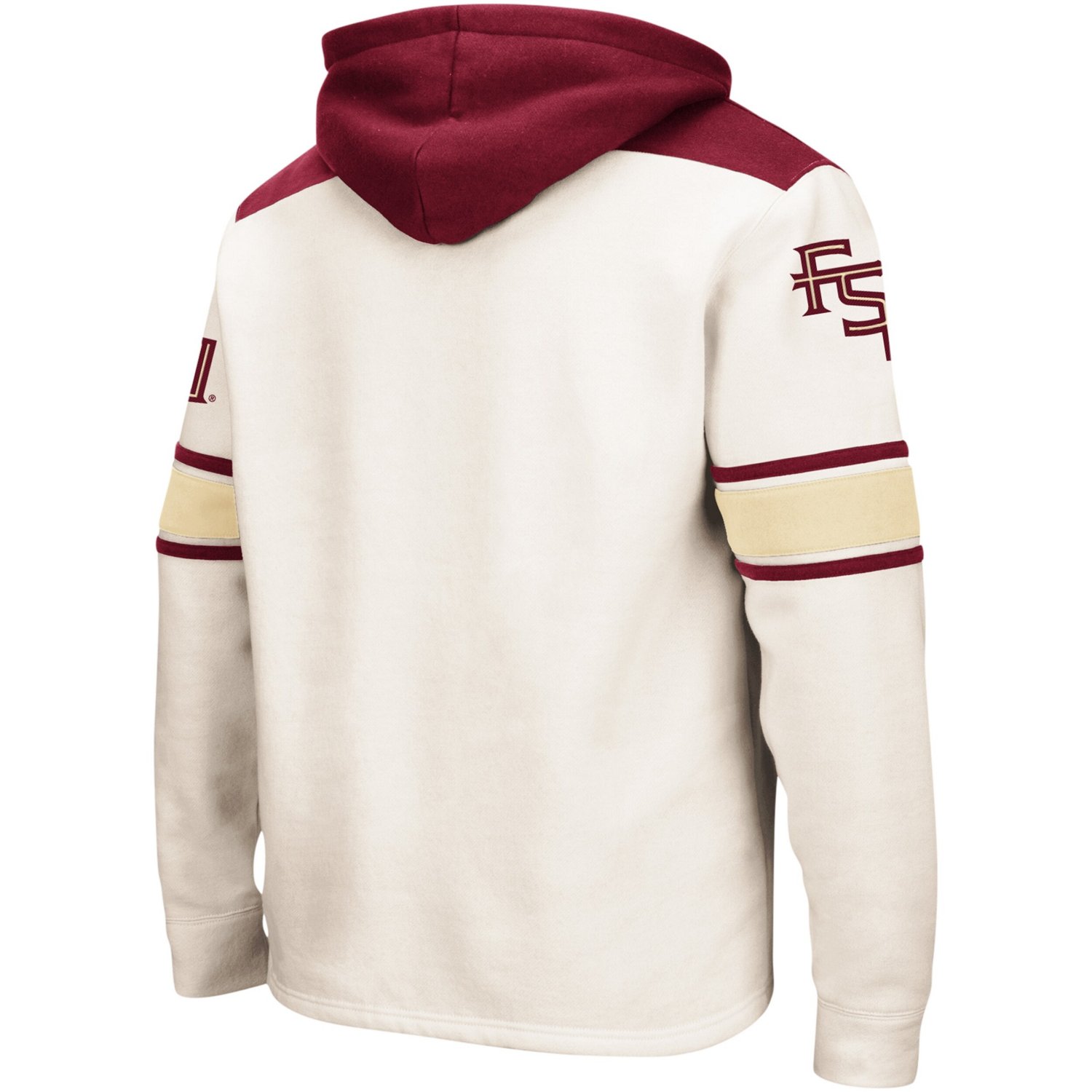 Colosseum Florida State Seminoles Big  Tall Hockey Lace-Up Pullover Hoodie - view number 3