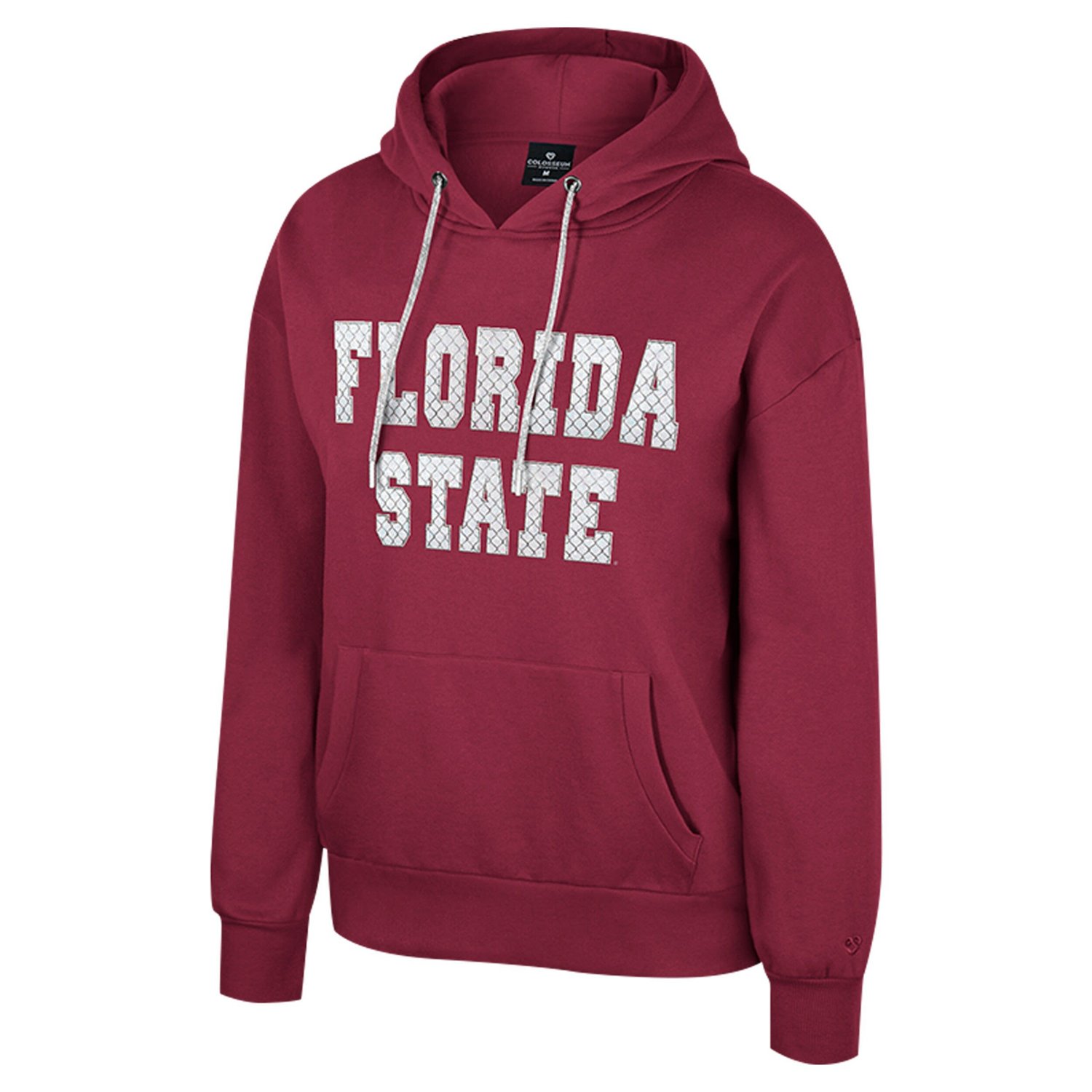 Colosseum Florida State Seminoles Reflection Rhinestone Drawcord Pullover Hoodie - view number 2