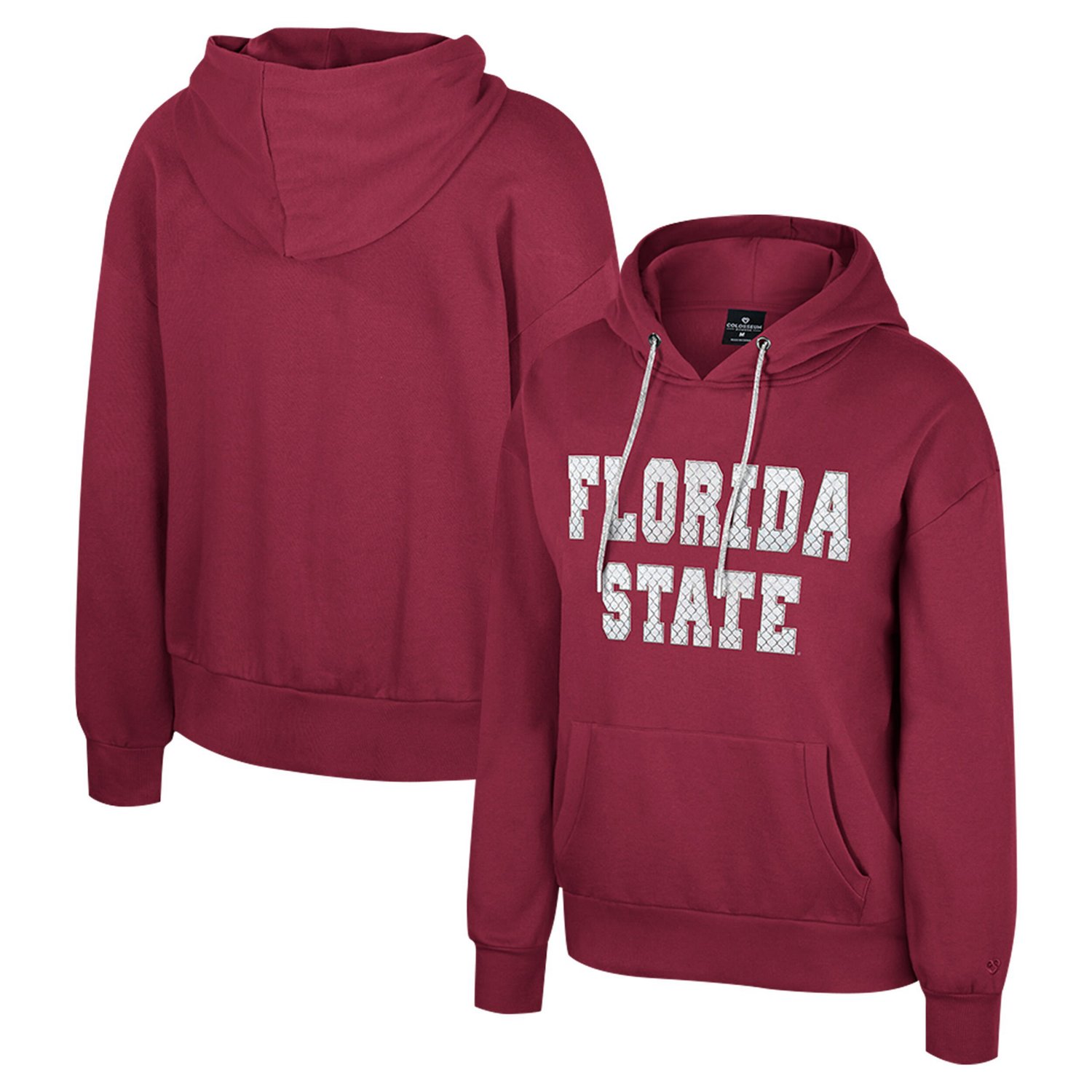 Colosseum Florida State Seminoles Reflection Rhinestone Drawcord Pullover Hoodie - view number 1