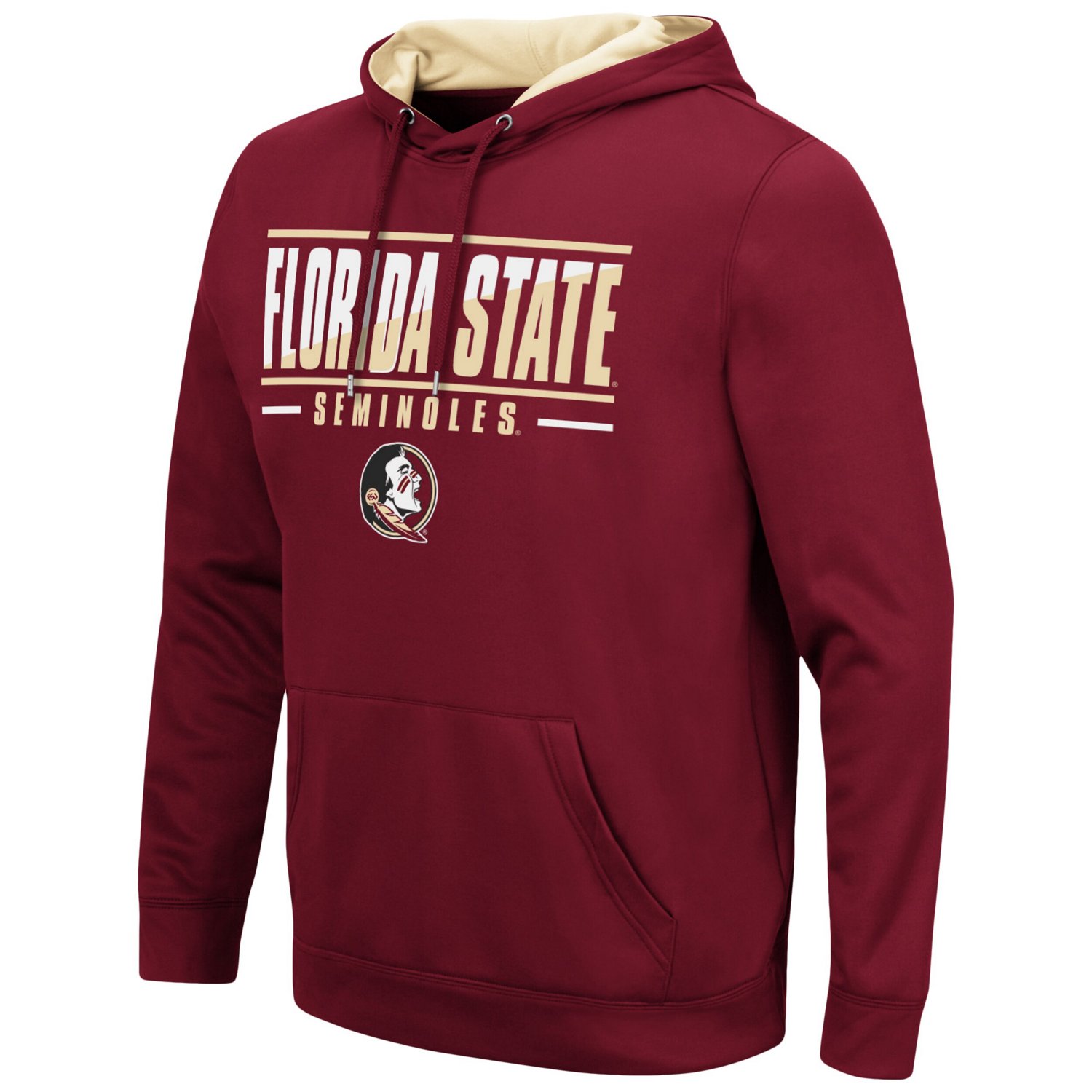 Colosseum Florida State Seminoles Slash Stack 20 Pullover Hoodie - view number 2