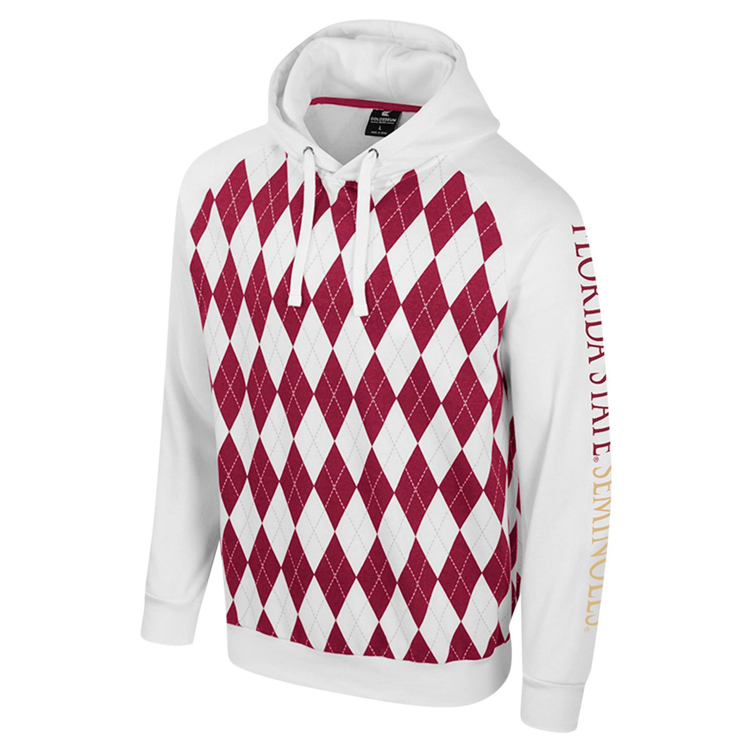 Colosseum Florida State Seminoles The Dealio Raglan Pullover Hoodie