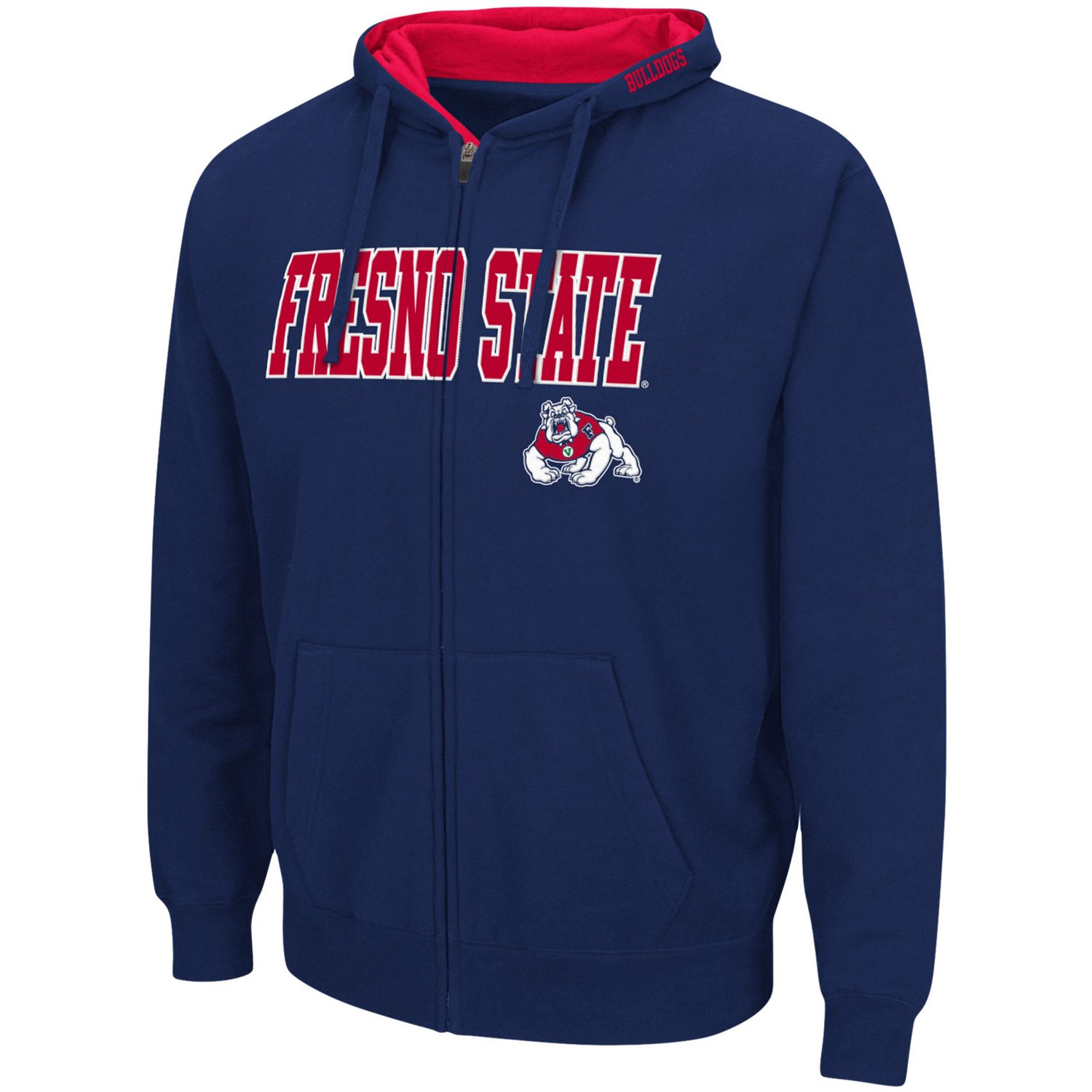 Colosseum Fresno State Bulldogs Arch  Logo 30 Full-Zip Hoodie - view number 2