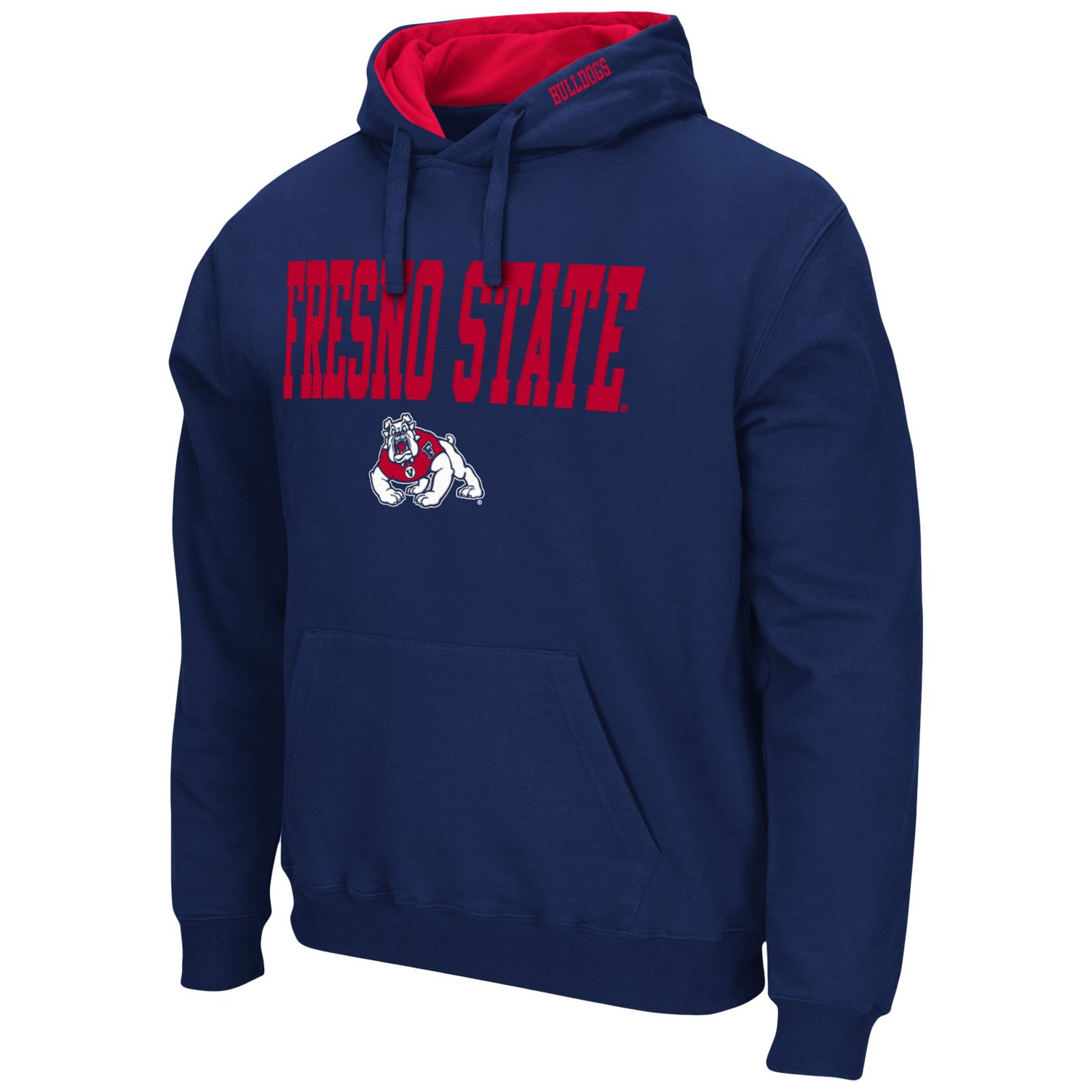 Colosseum Fresno State Bulldogs Arch and Logo Pullover Hoodie                                                                    - view number 2