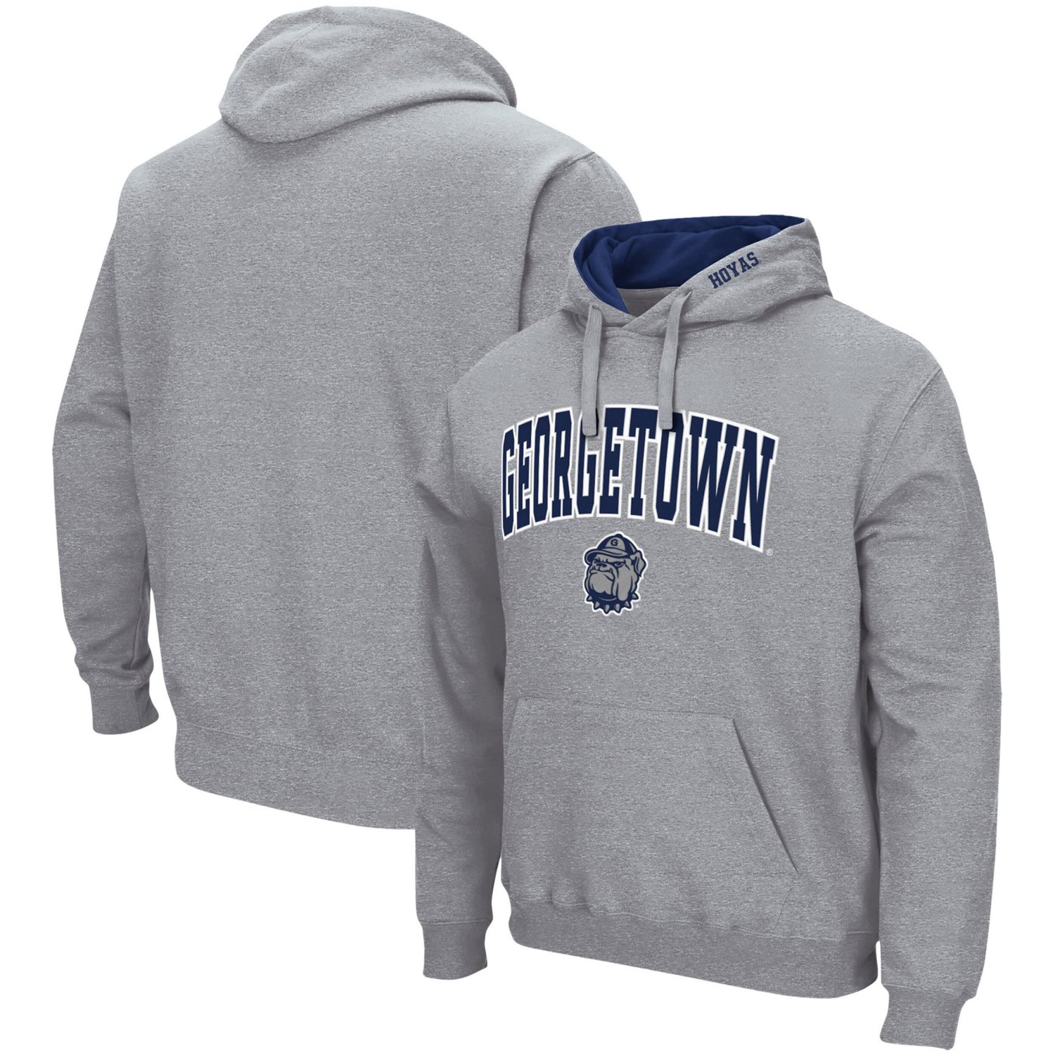 Colosseum Georgetown Hoyas Arch and Logo Pullover Hoodie