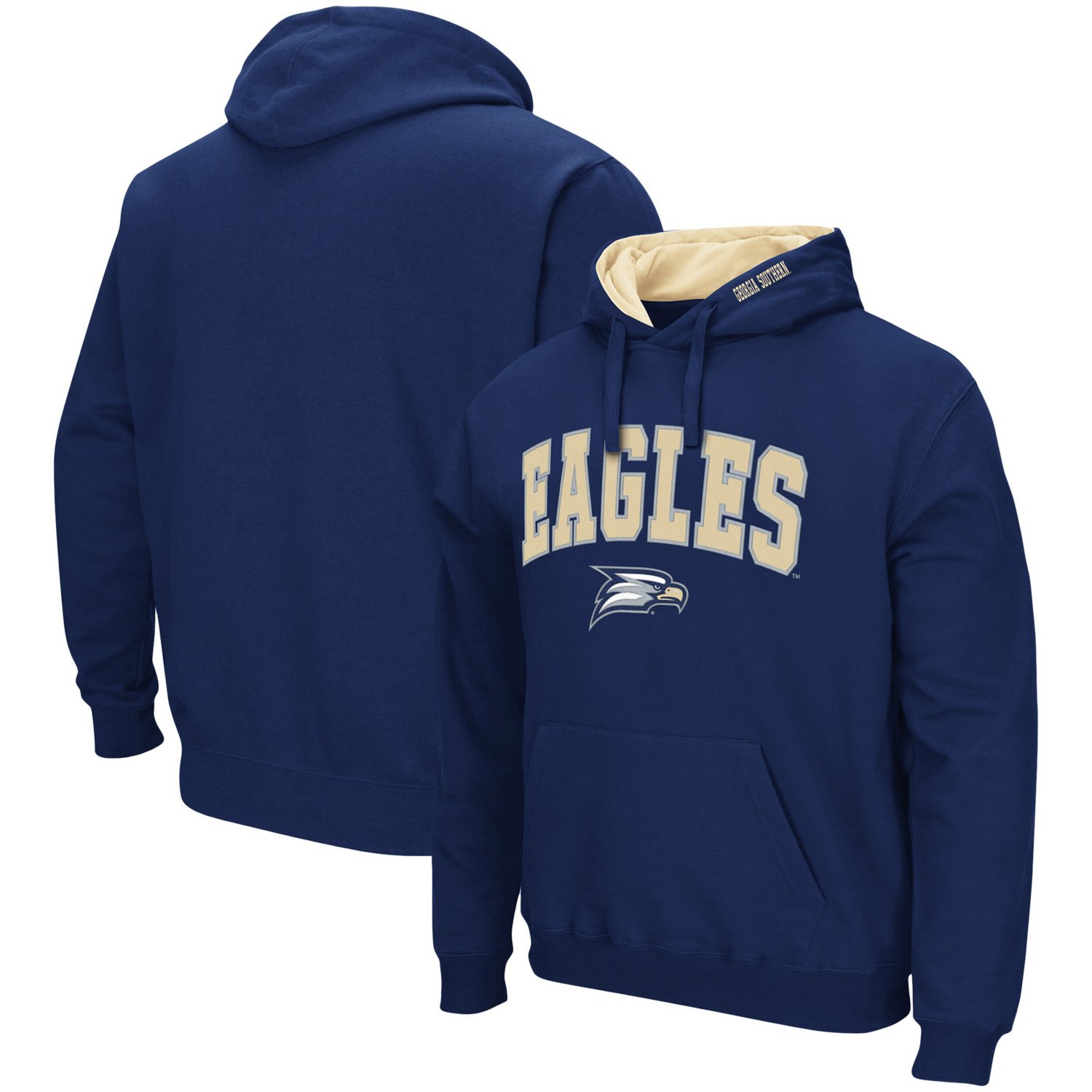 Colosseum Georgia Southern Eagles Arch and Logo Pullover Hoodie - view number 1