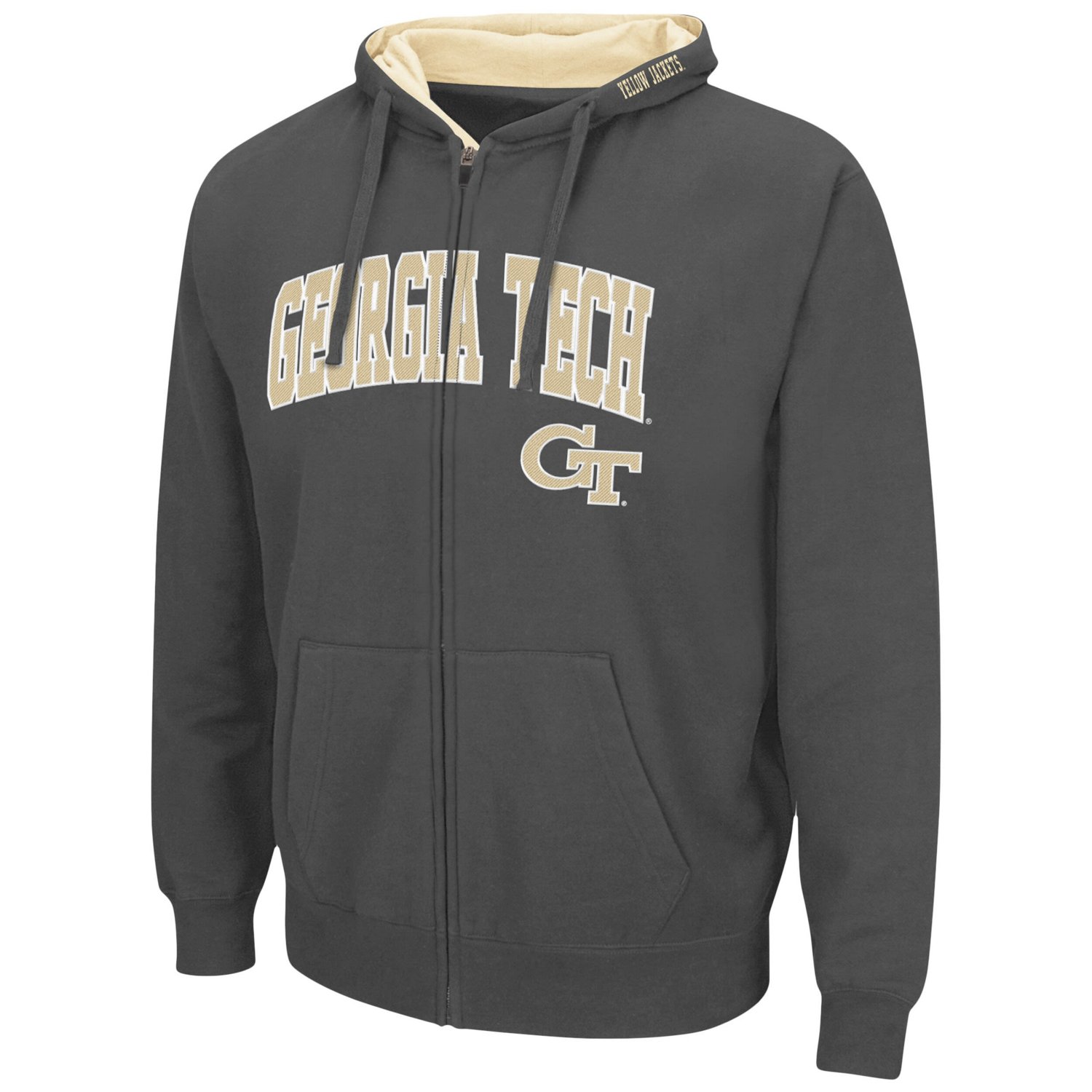 Colosseum Georgia Tech Jackets Arch  Logo 30 Full-Zip Hoodie                                                                     - view number 2