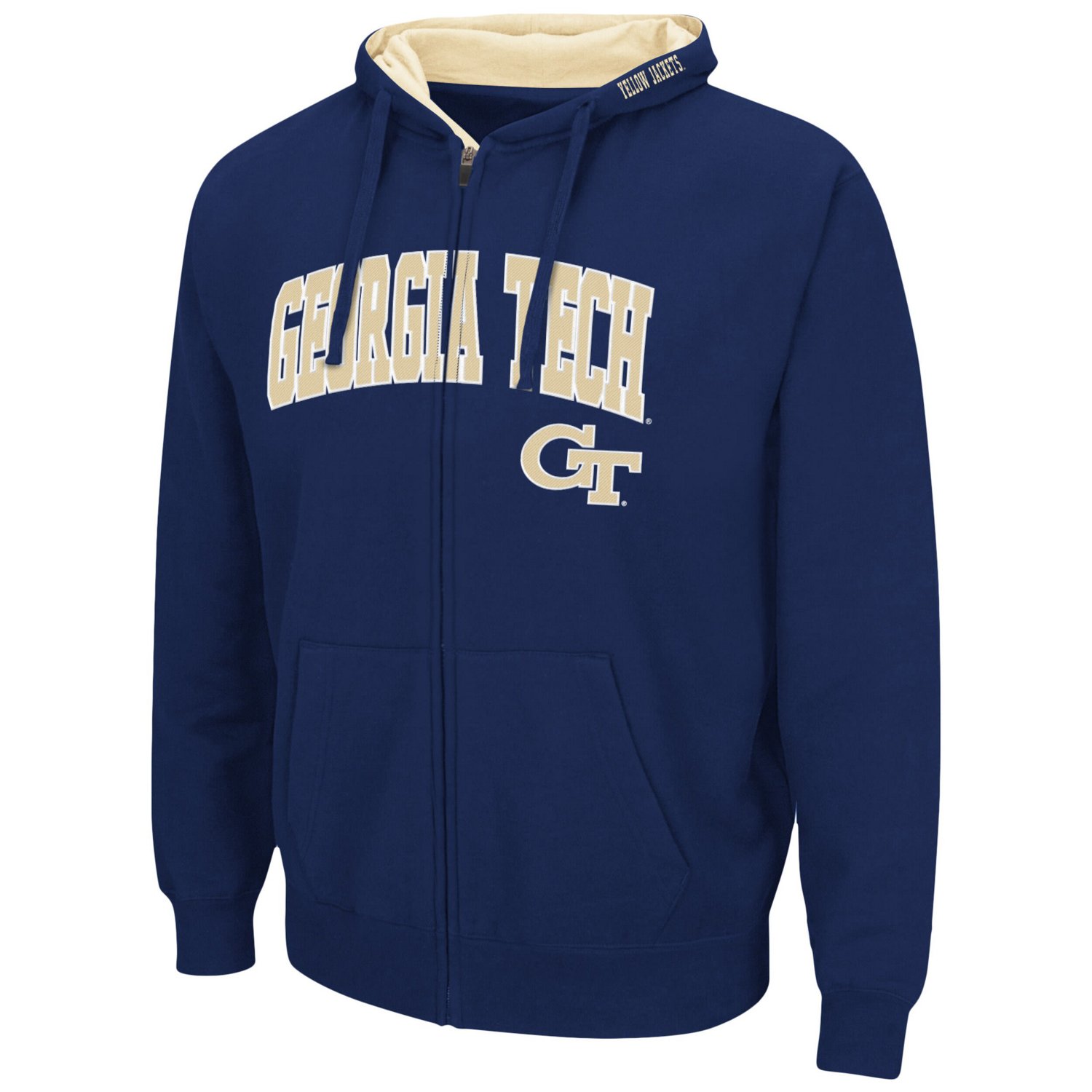 Colosseum Georgia Tech Jackets Arch  Logo 30 Full-Zip Hoodie                                                                     - view number 2