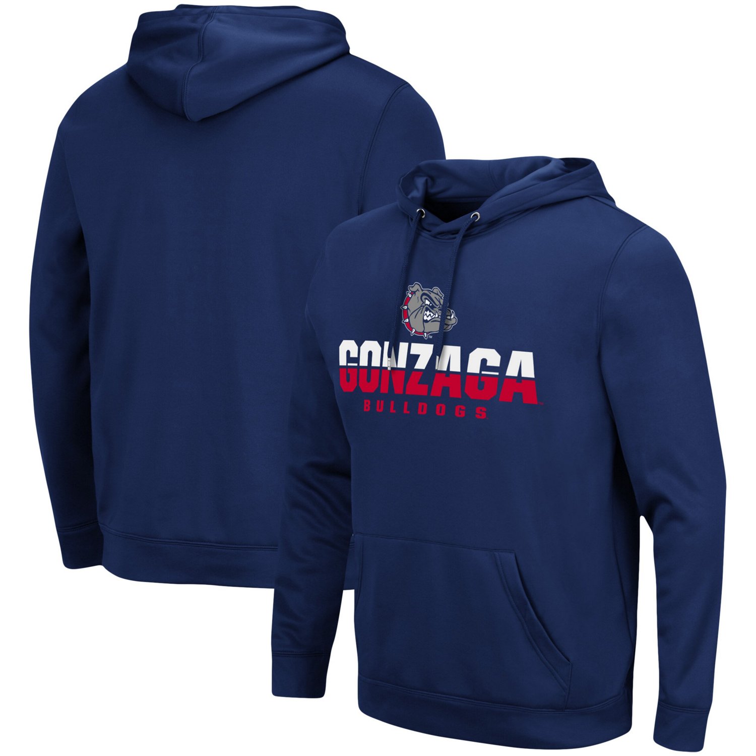 Colosseum Gonzaga Bulldogs Lantern Pullover Hoodie
