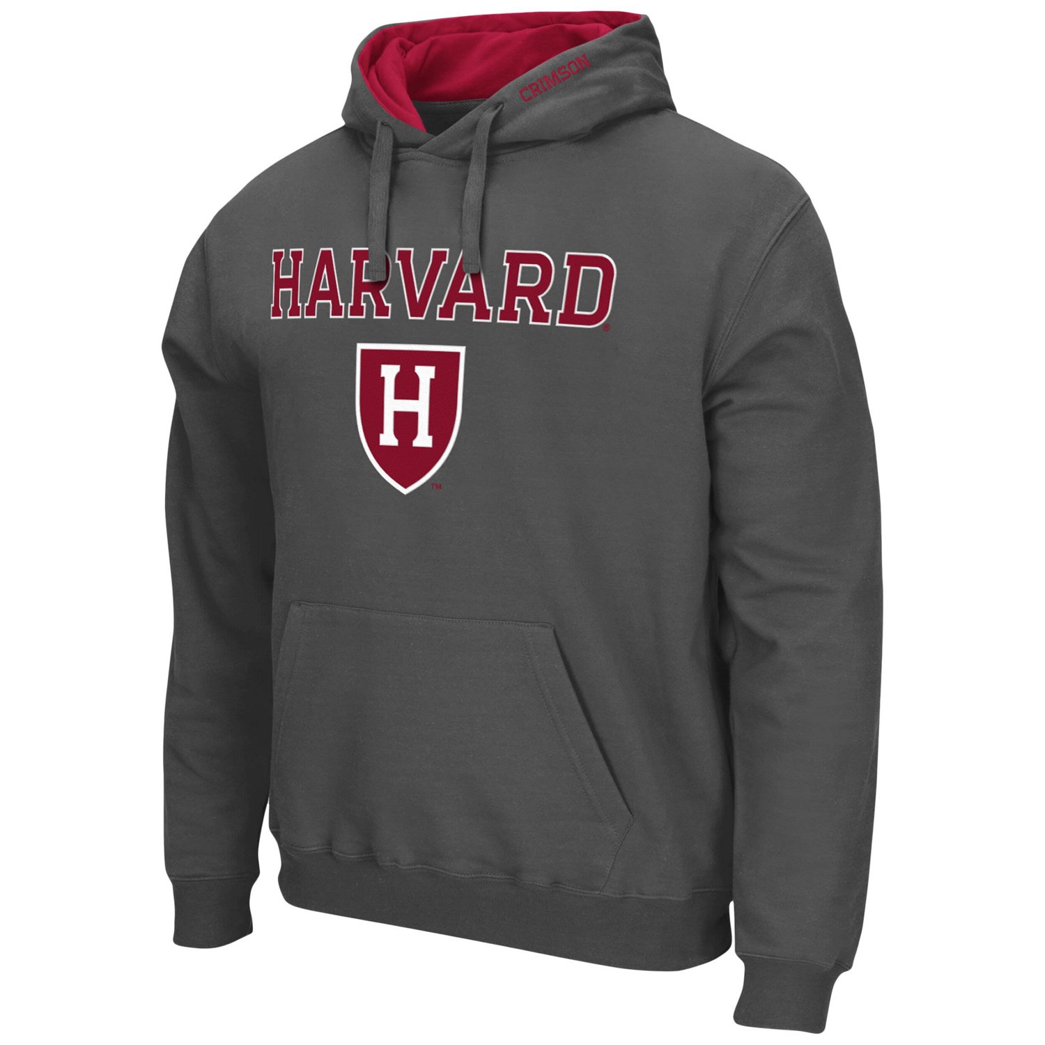 Colosseum Harvard Crimson Arch and Logo Pullover Hoodie - view number 2